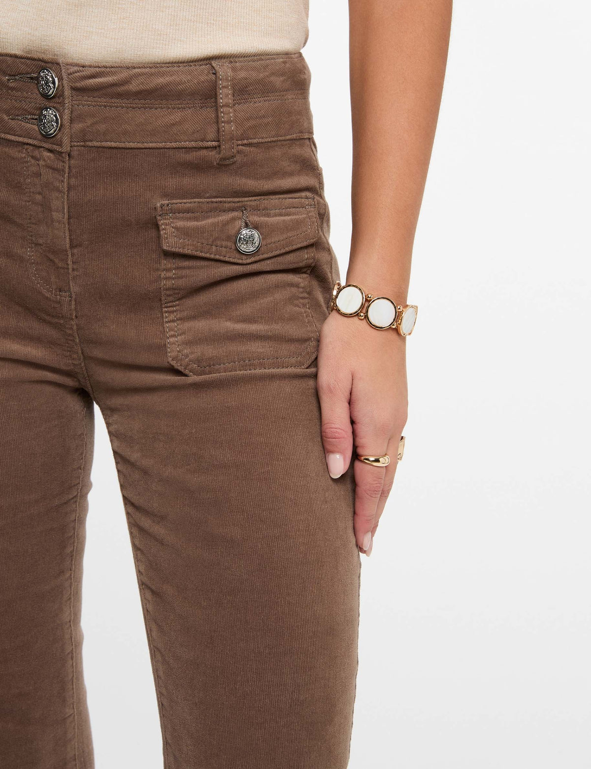 Morgan POLENO pantaloni flare in velluto