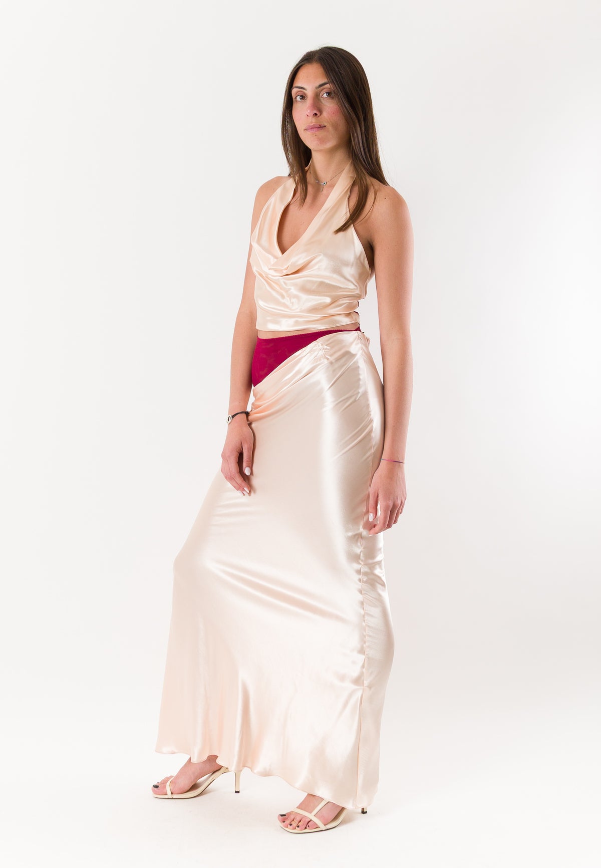 Top PATRIZIA PEPE Donna Silky Nude
