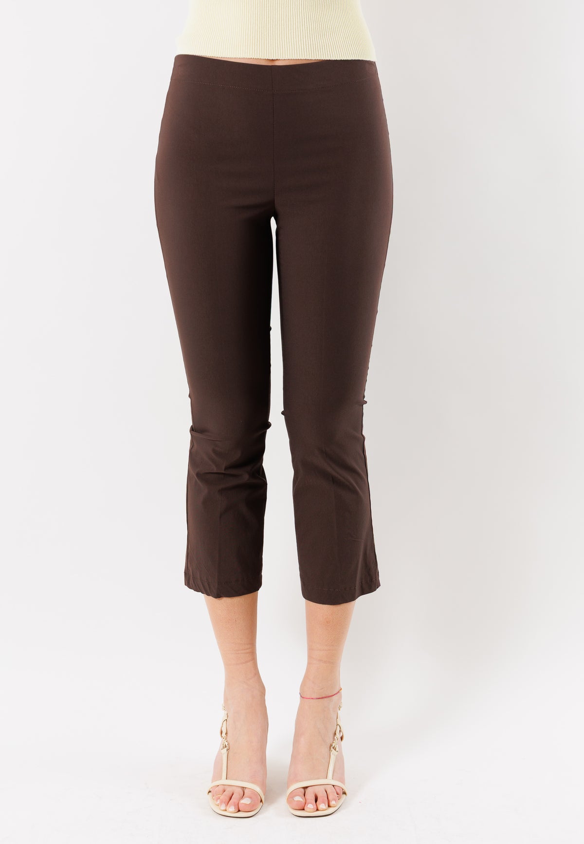MESANGE Women's Trousers Dark Brown