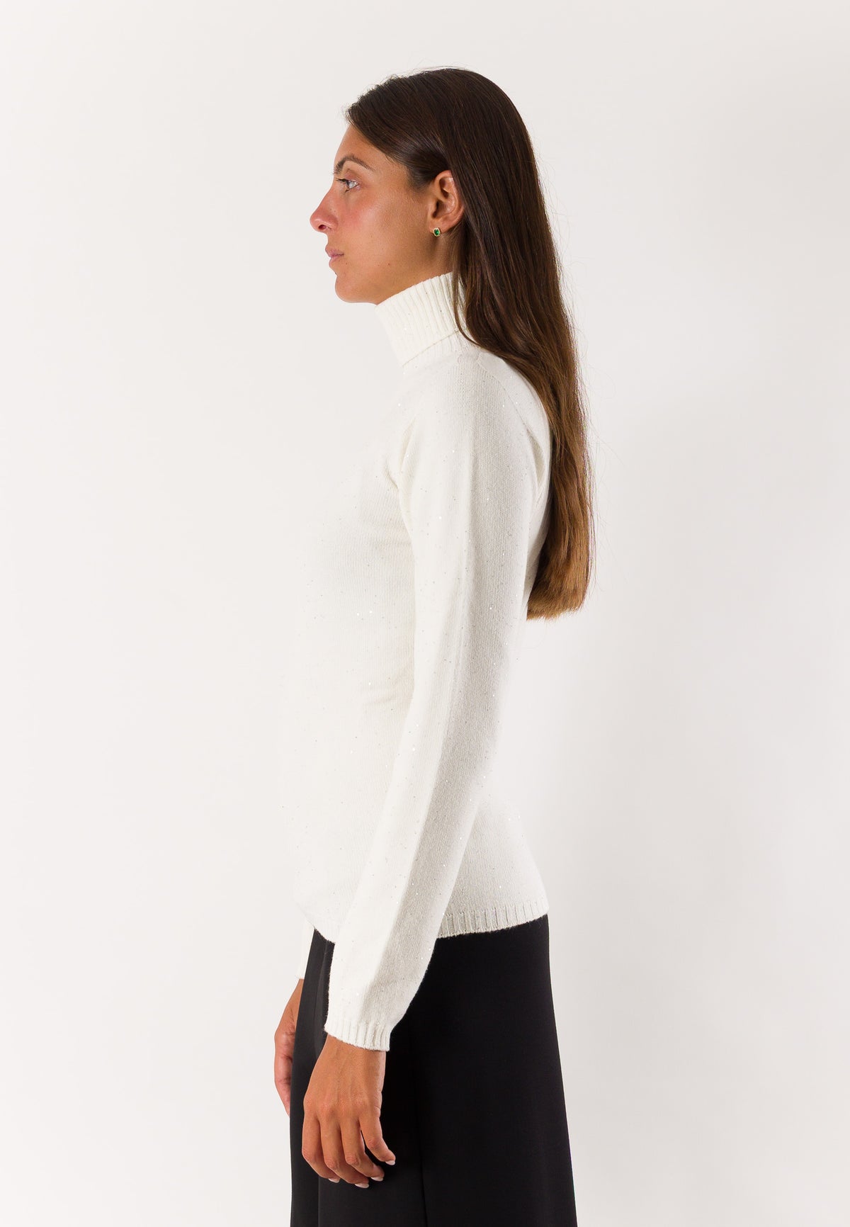 Pull dolcevita essenziale aderente 3M1747