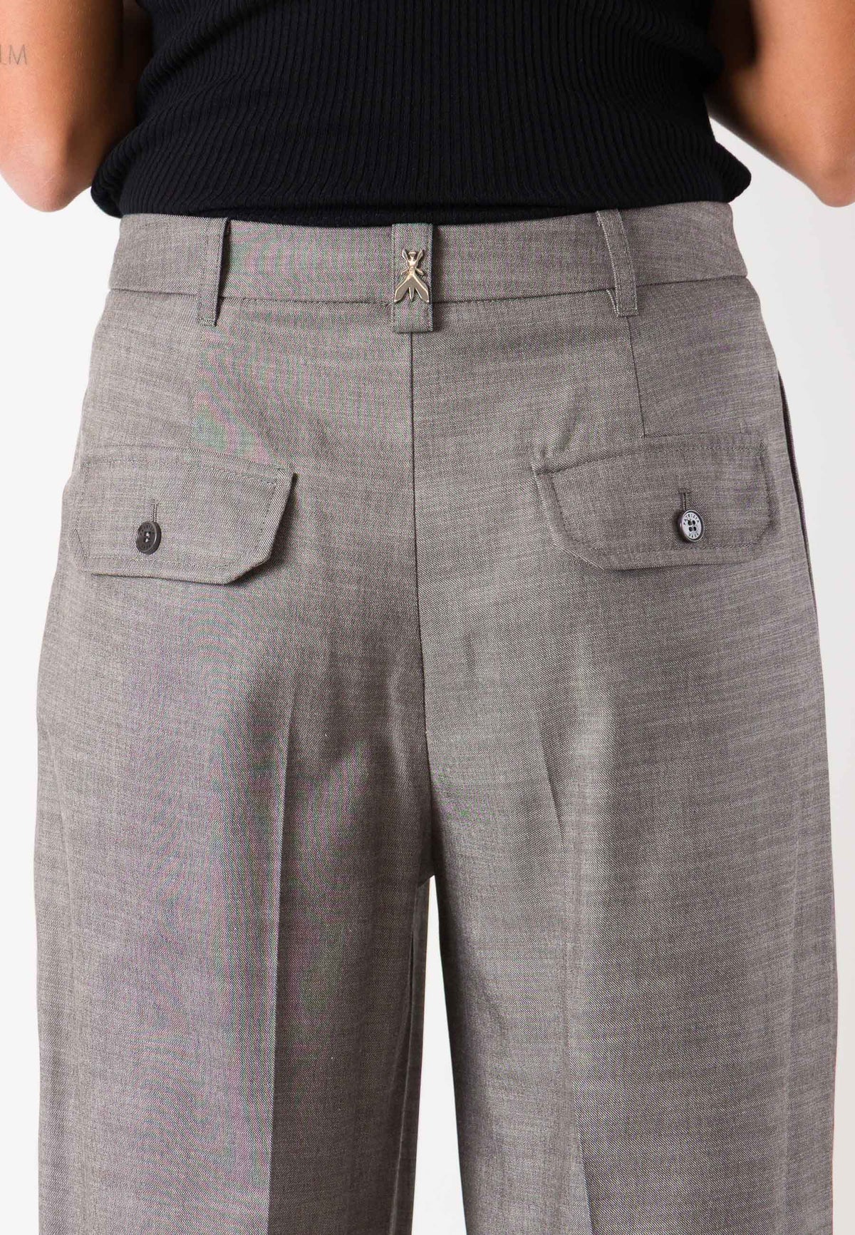 Pantaloni ampi sartoriali fluidi 8P0535