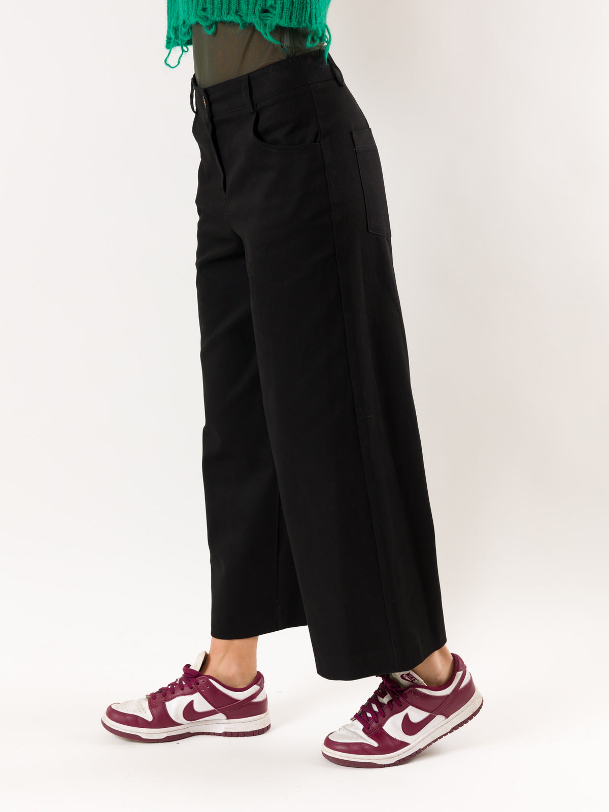 MESANGE Women's Trousers Black