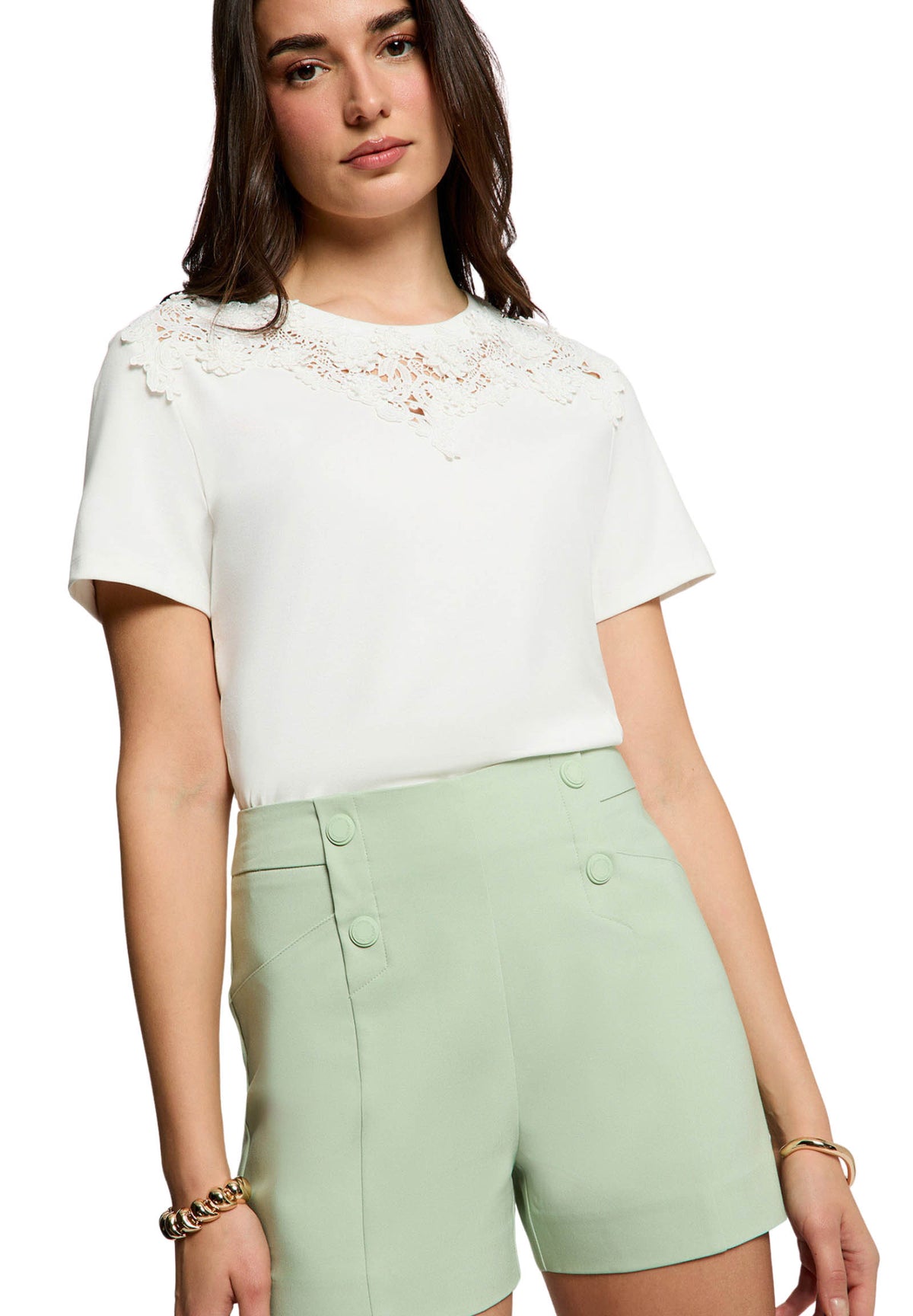 Short a vita alta sartoriali SHEON - Taglie Francesi