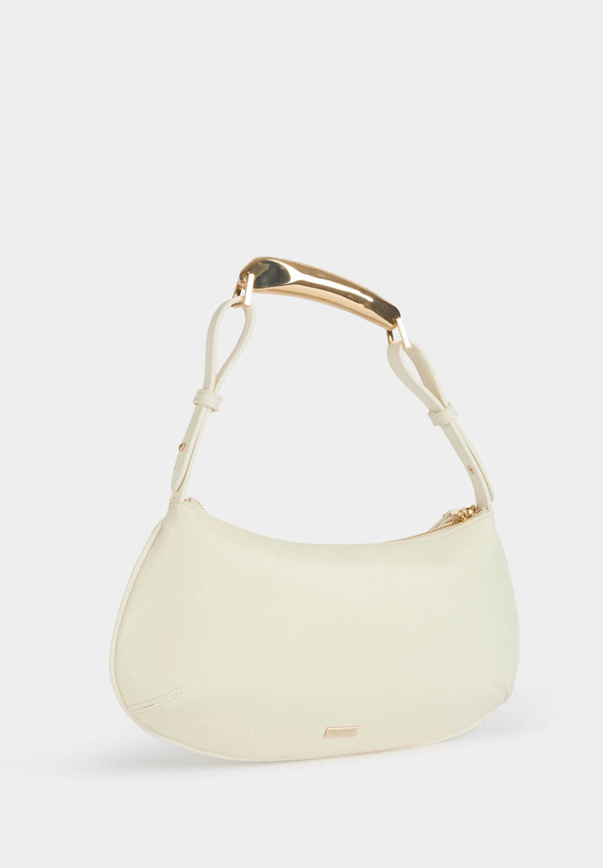 Borsa con manico con dettaglio dorato 2ROMAN