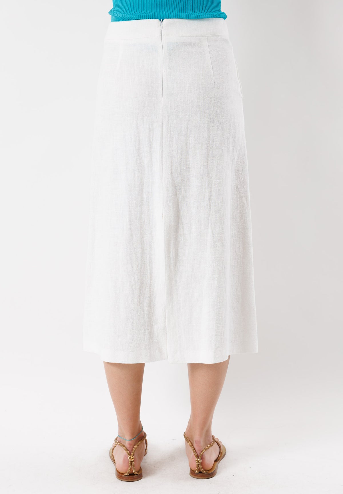 PE24167WHITE - Skirt - MESANGE