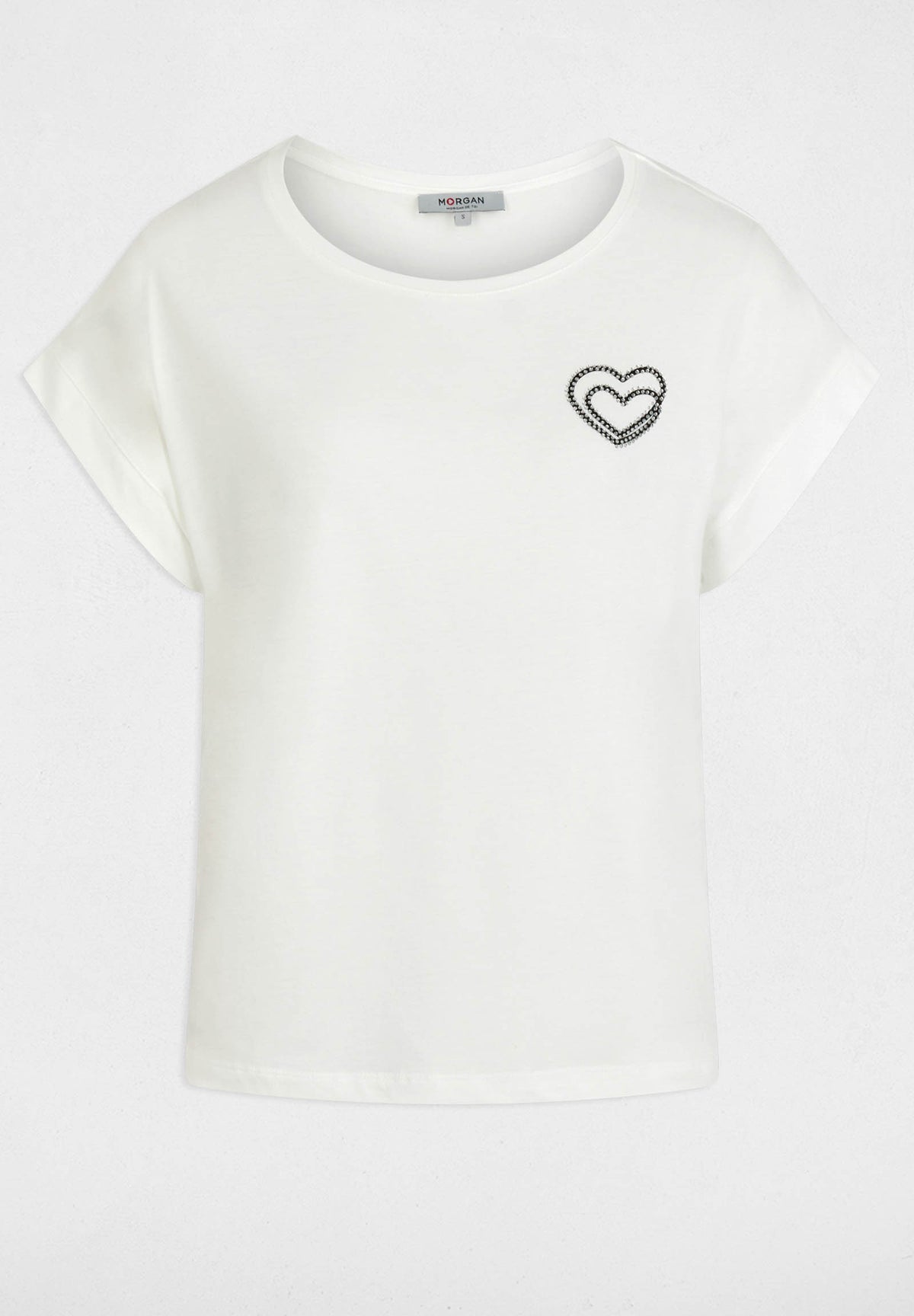 T-shirt con logo cuore DIMOI