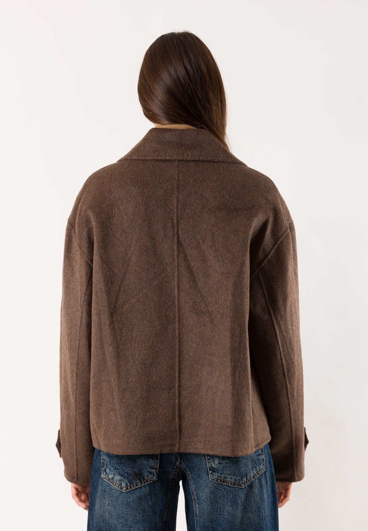 Kontatto SN702 cappotto doppiopetto corto