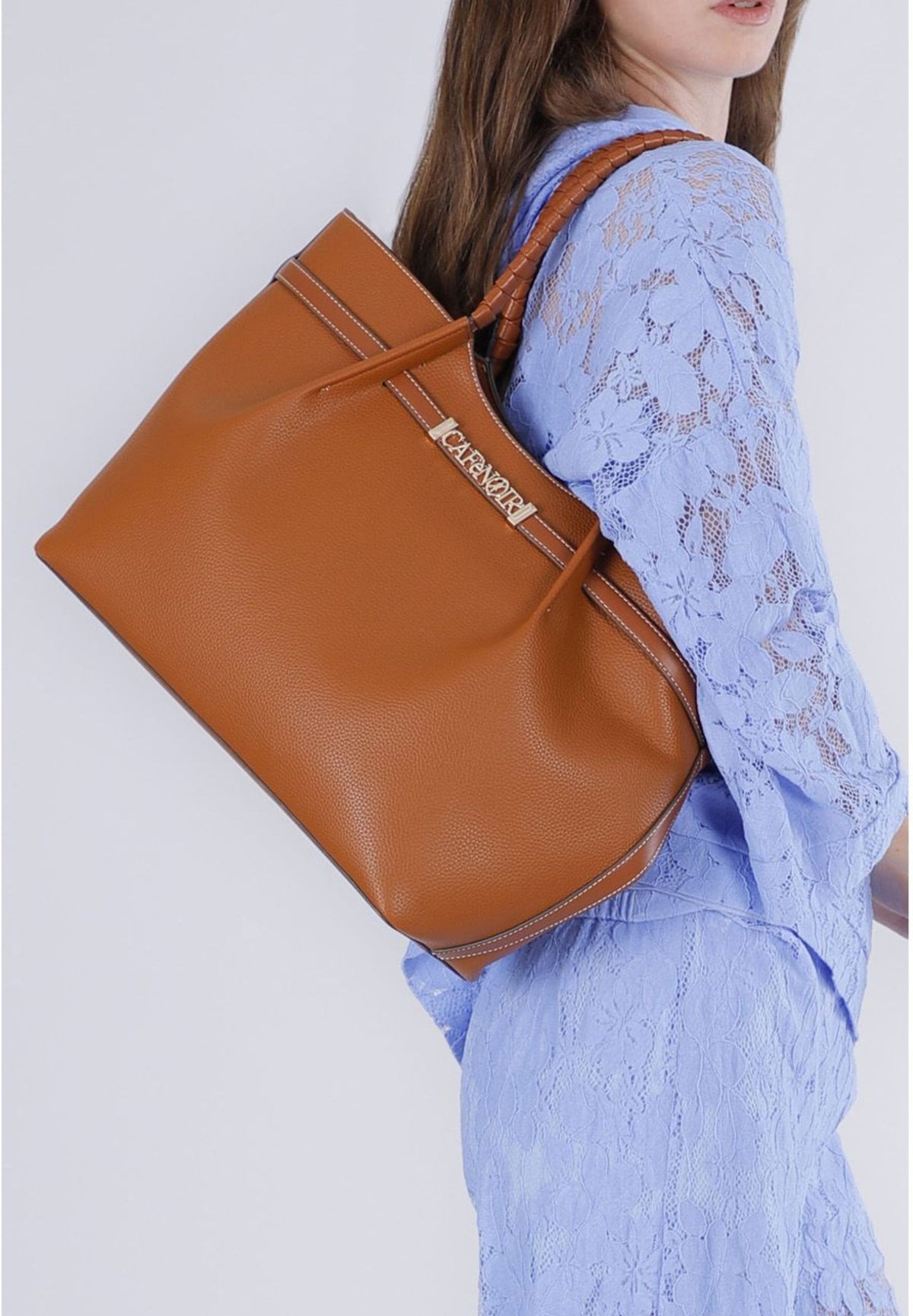 C3YA1004CUOIO - Borsa - CAFE NOIR