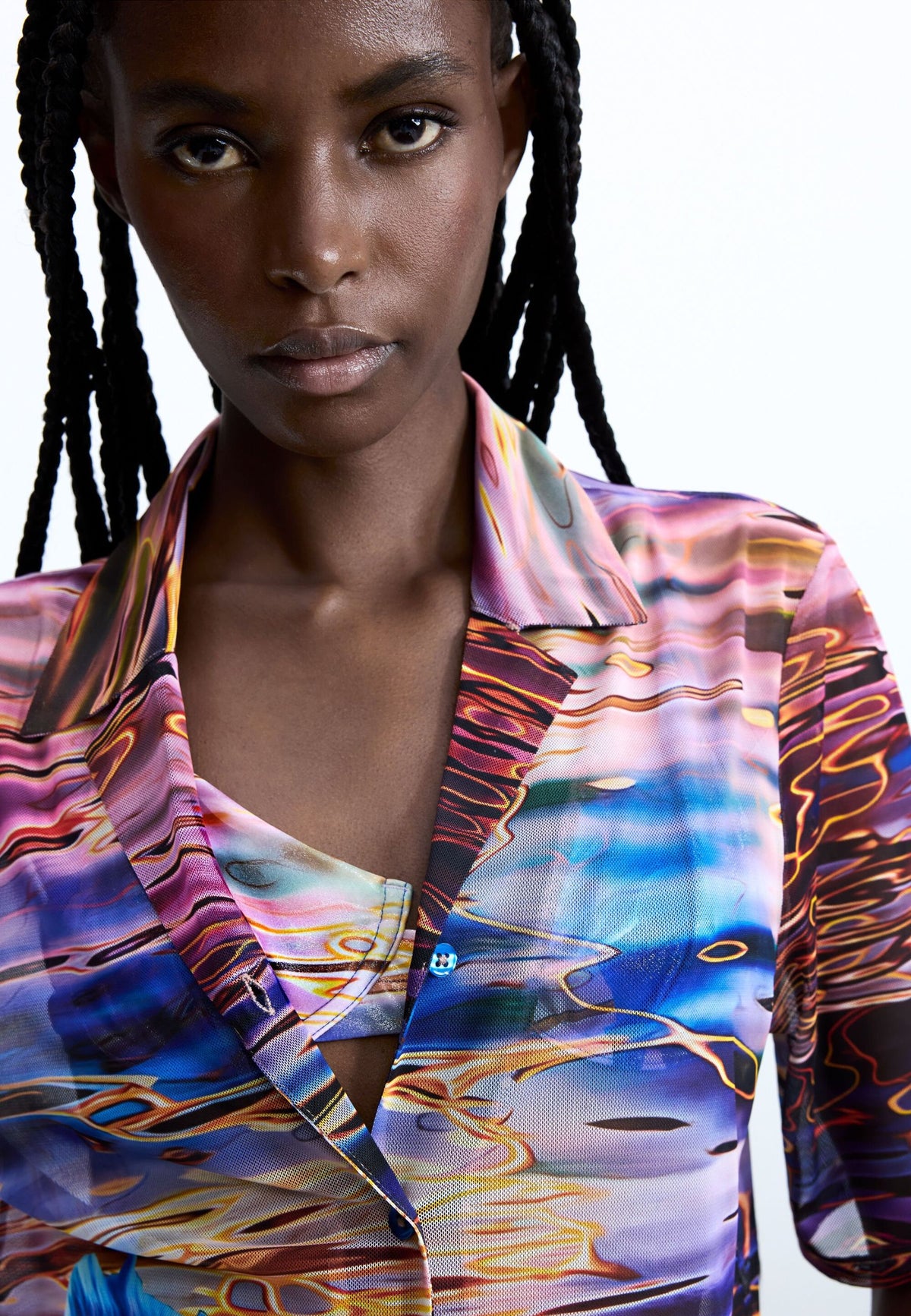 DESIGUAL Women's Blue Shirt