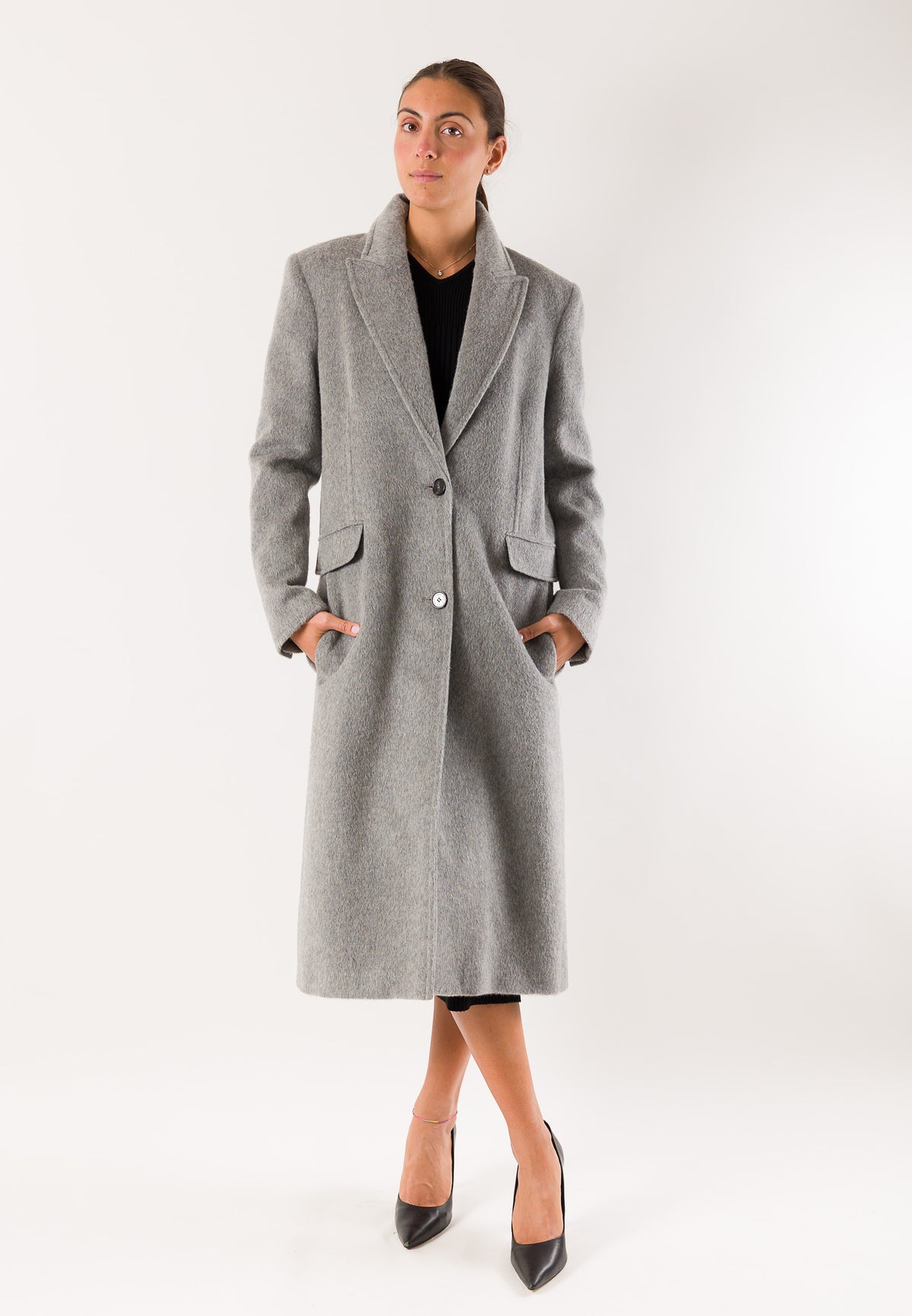 Patrizia Pepe 2O0079 cappotto lungo sartoriale