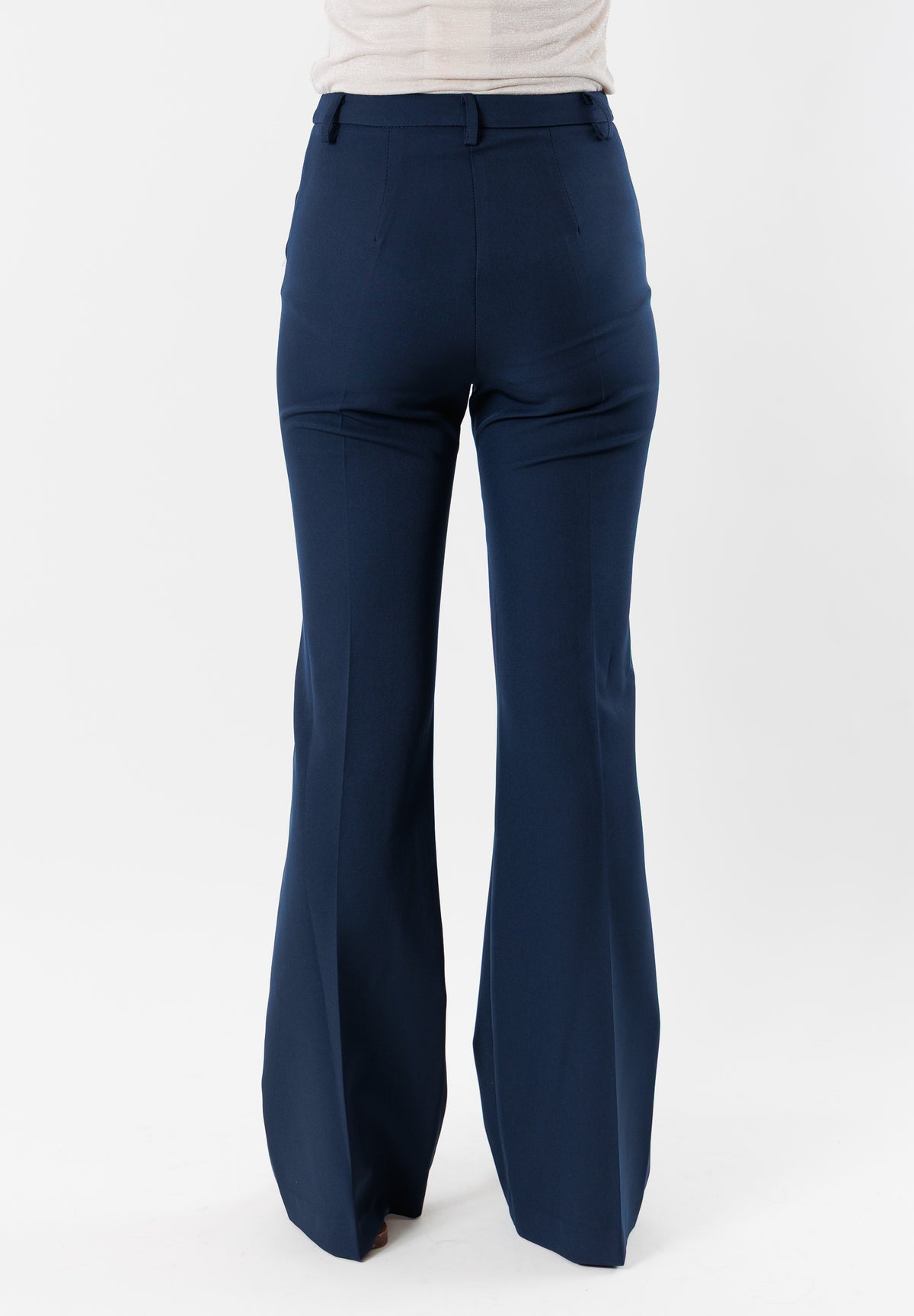 Pantalone flare in tessuto tecnico PE25044