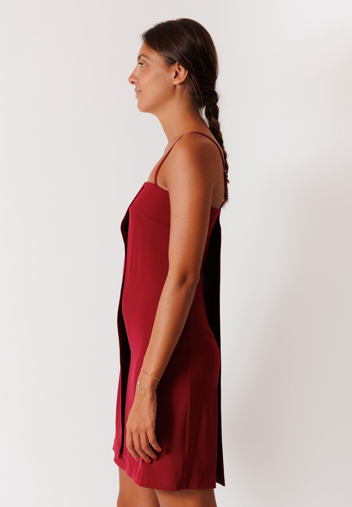 AI25639BORDEAUX - Dresses - MESANGE