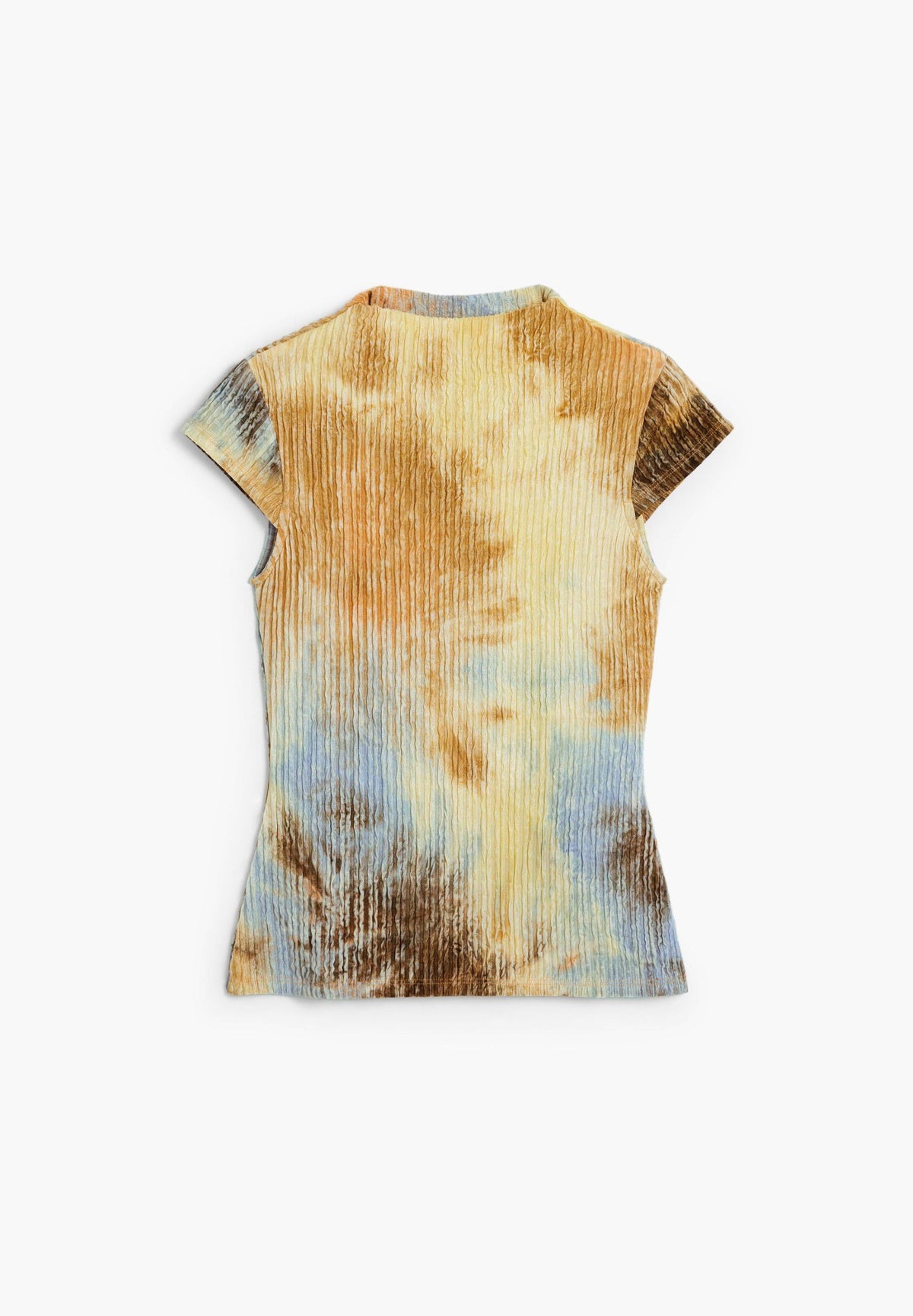 T-shirt in tessuto strutturato con stampa astratta 26SWTK15