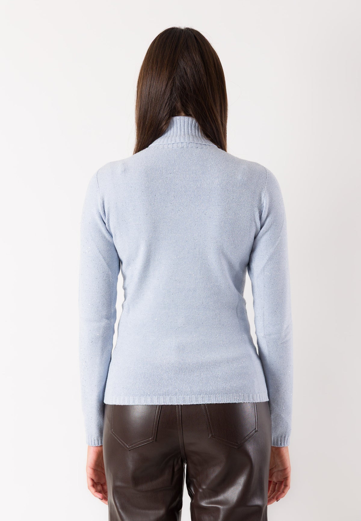 Pull dolcevita essenziale aderente 3M1747