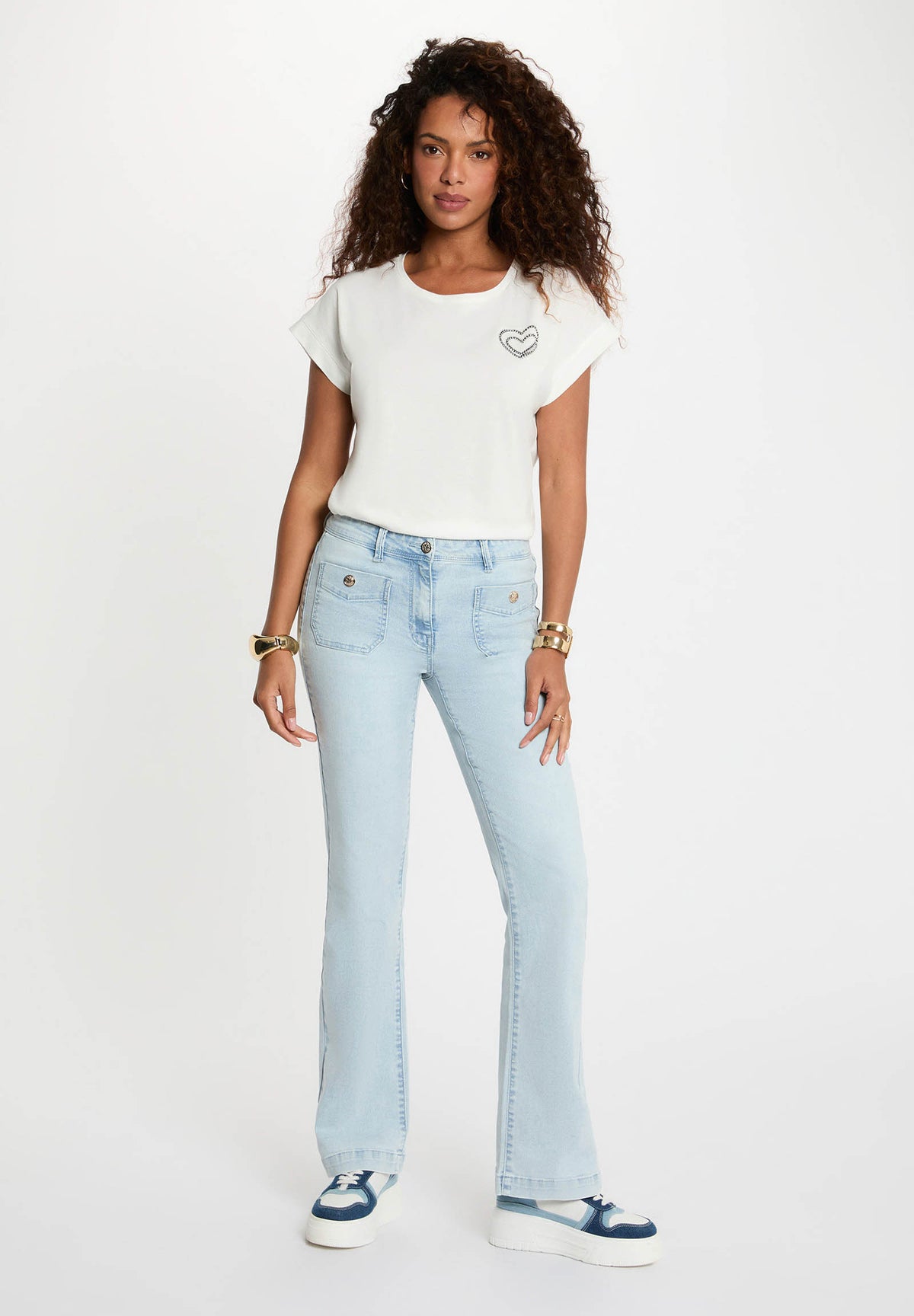 T-shirt con logo cuore DIMOI