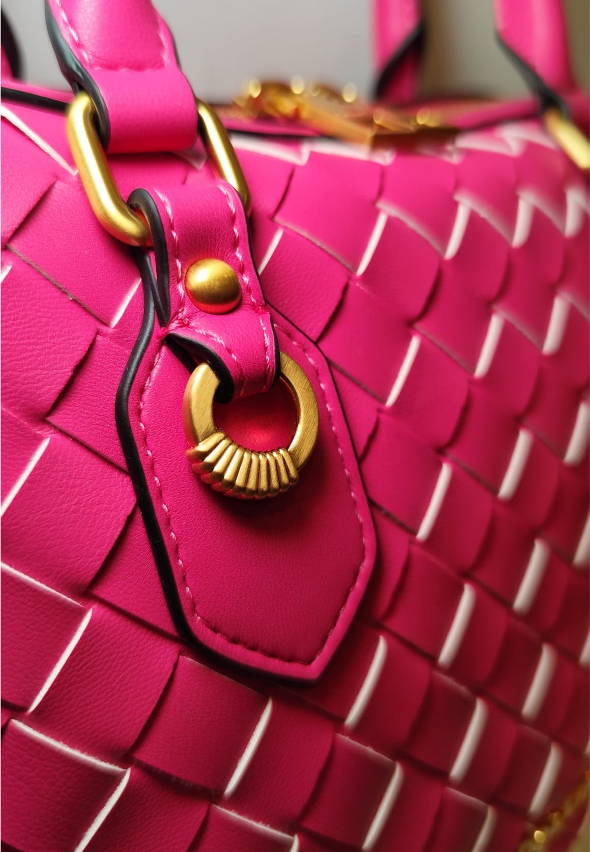 Borsa effetto pelle intrecciata SC4533PP1OSM160A