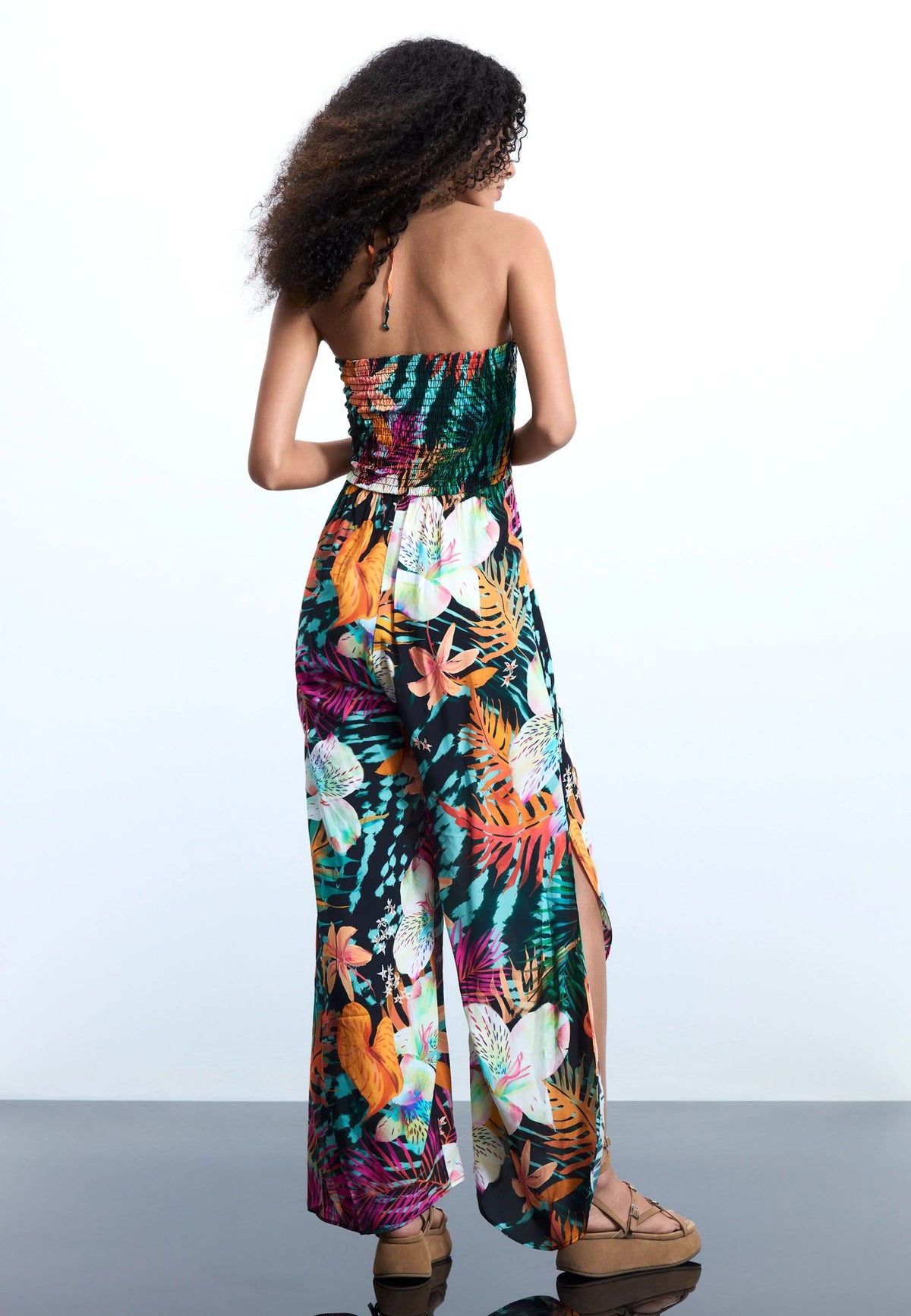 Tuta con stampa tropicale 26SWPW57