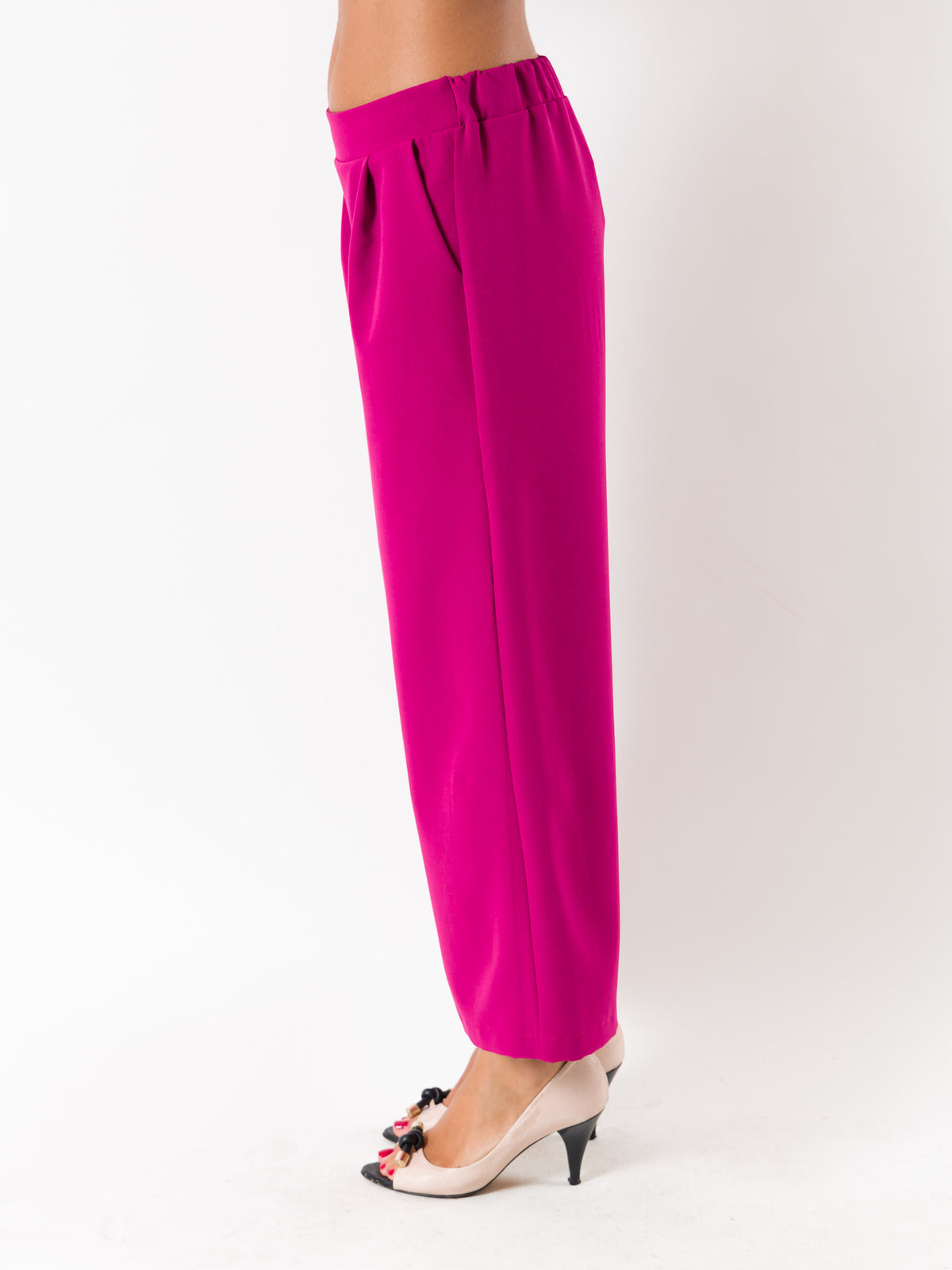 pantaloni cropped elastico AI22607