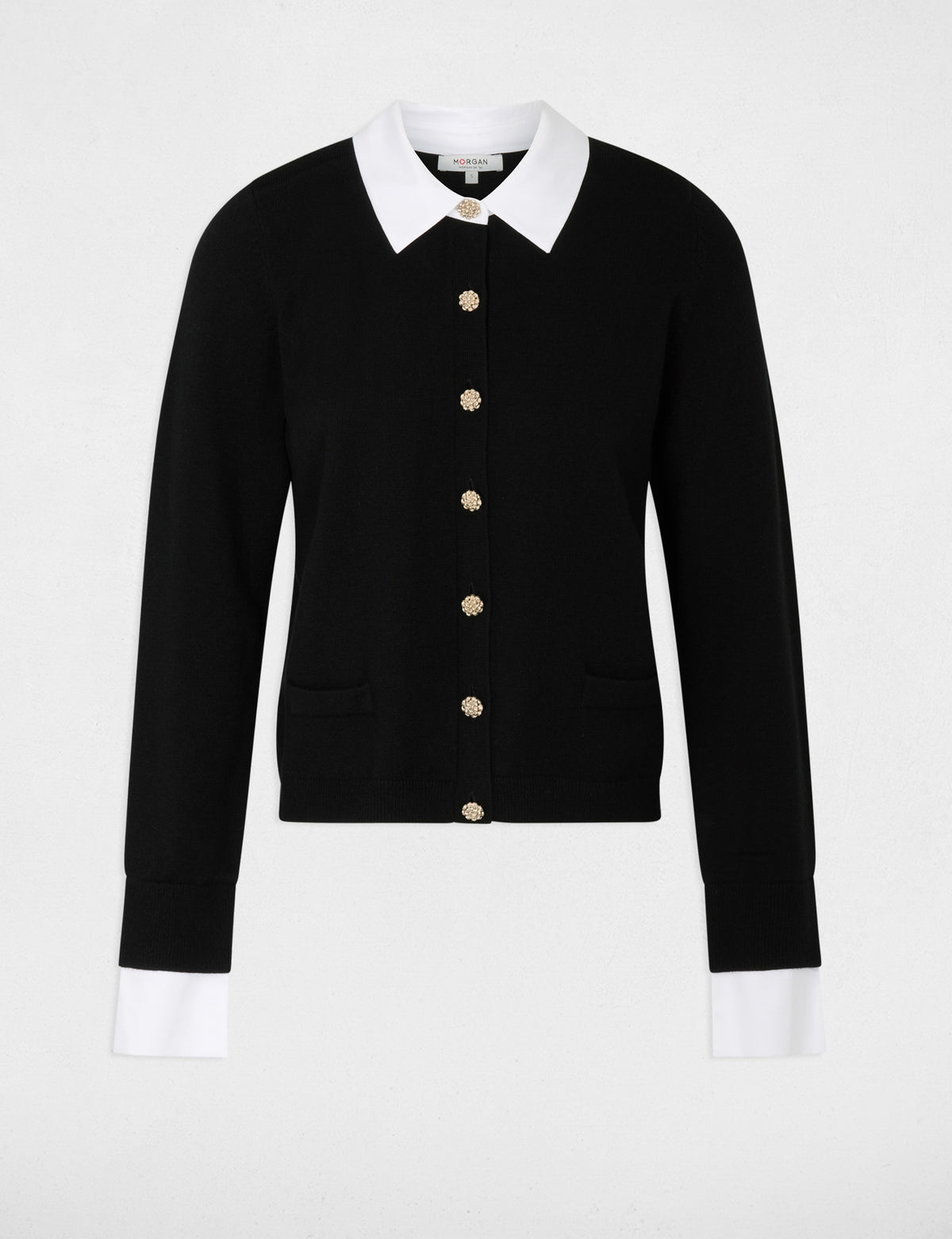 Cardigan con colletto Morgan De Toi MPIRES