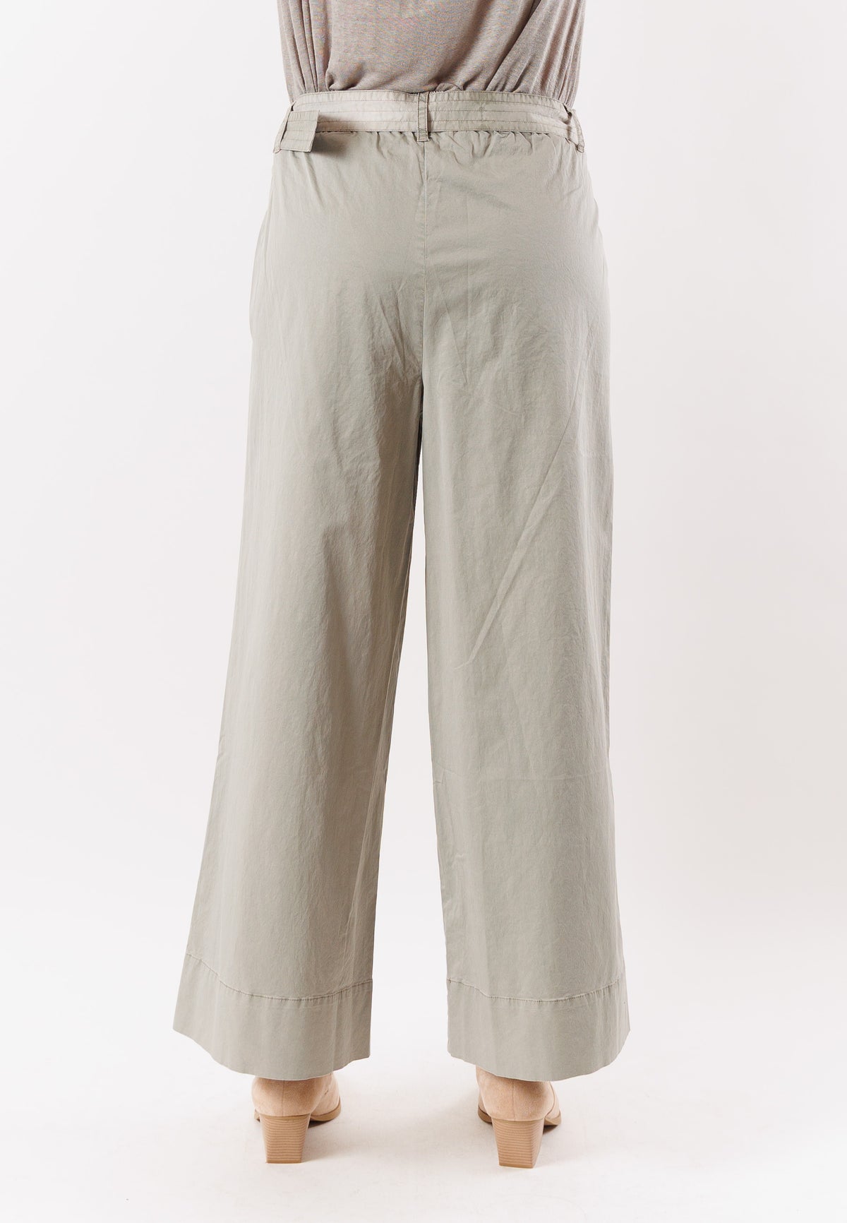 Pantaloni gamba ampia in cotone strech KWC060510