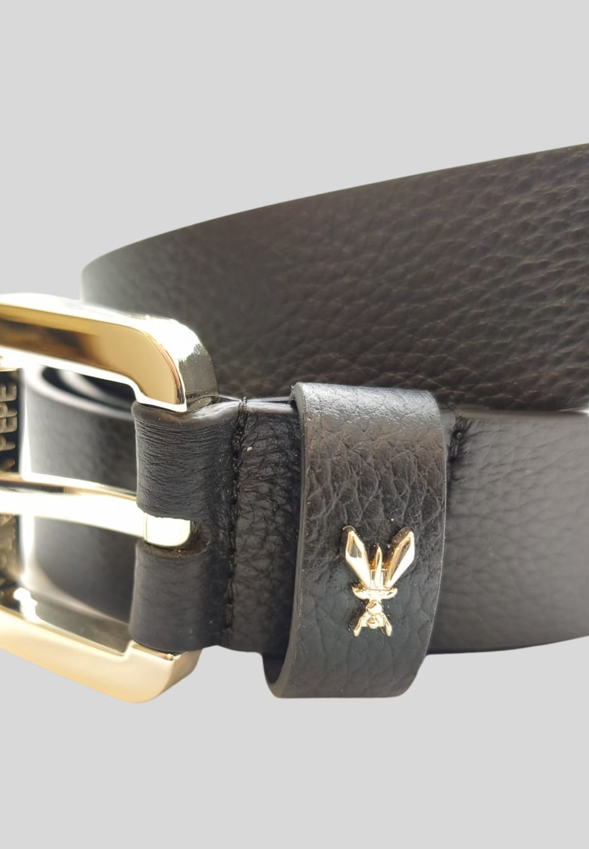 Cintura in pelle con iconico logo fly CW8684L001K118