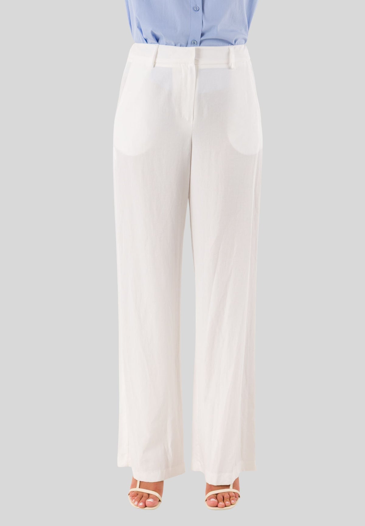 pantalone palazzo con gancio PE26278