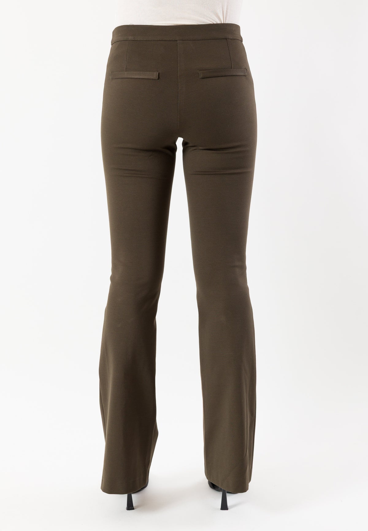 pantaloni a zampa punto milano AI25745