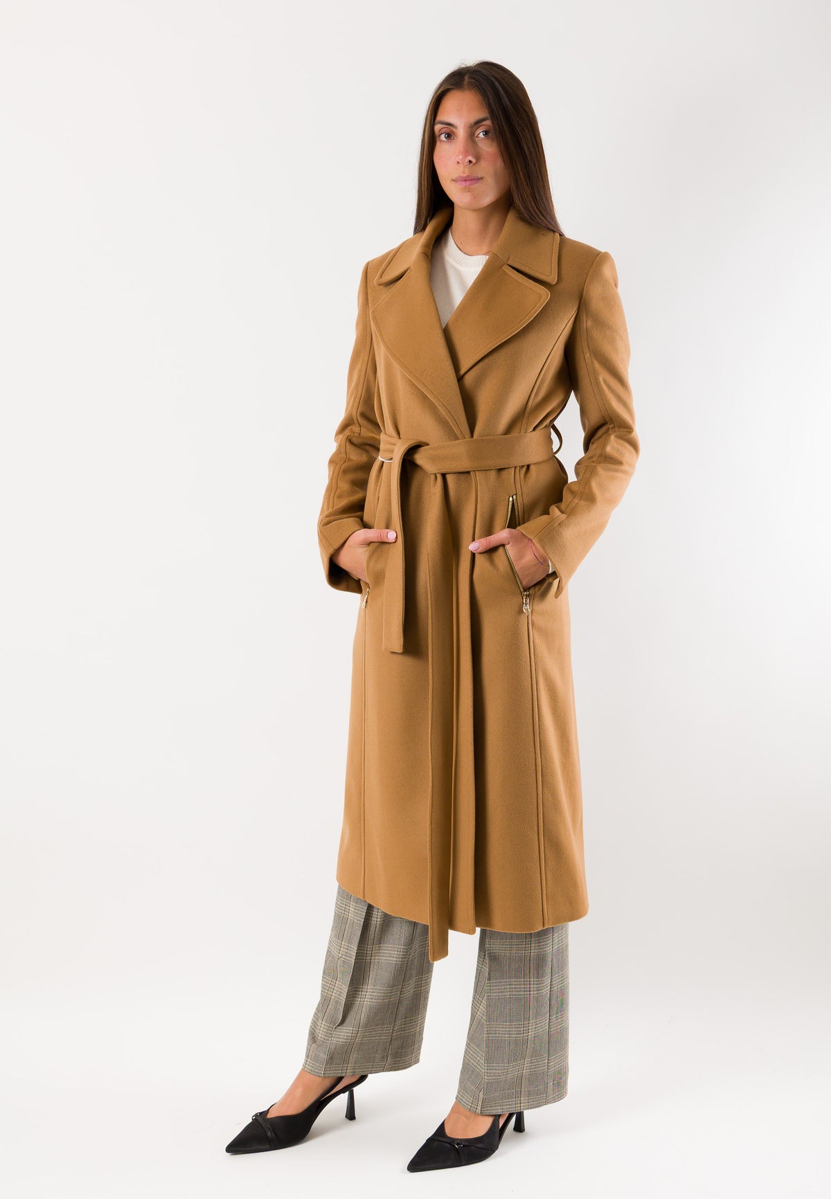 Patrizia Pepe 2O0225 cappotto con cintura