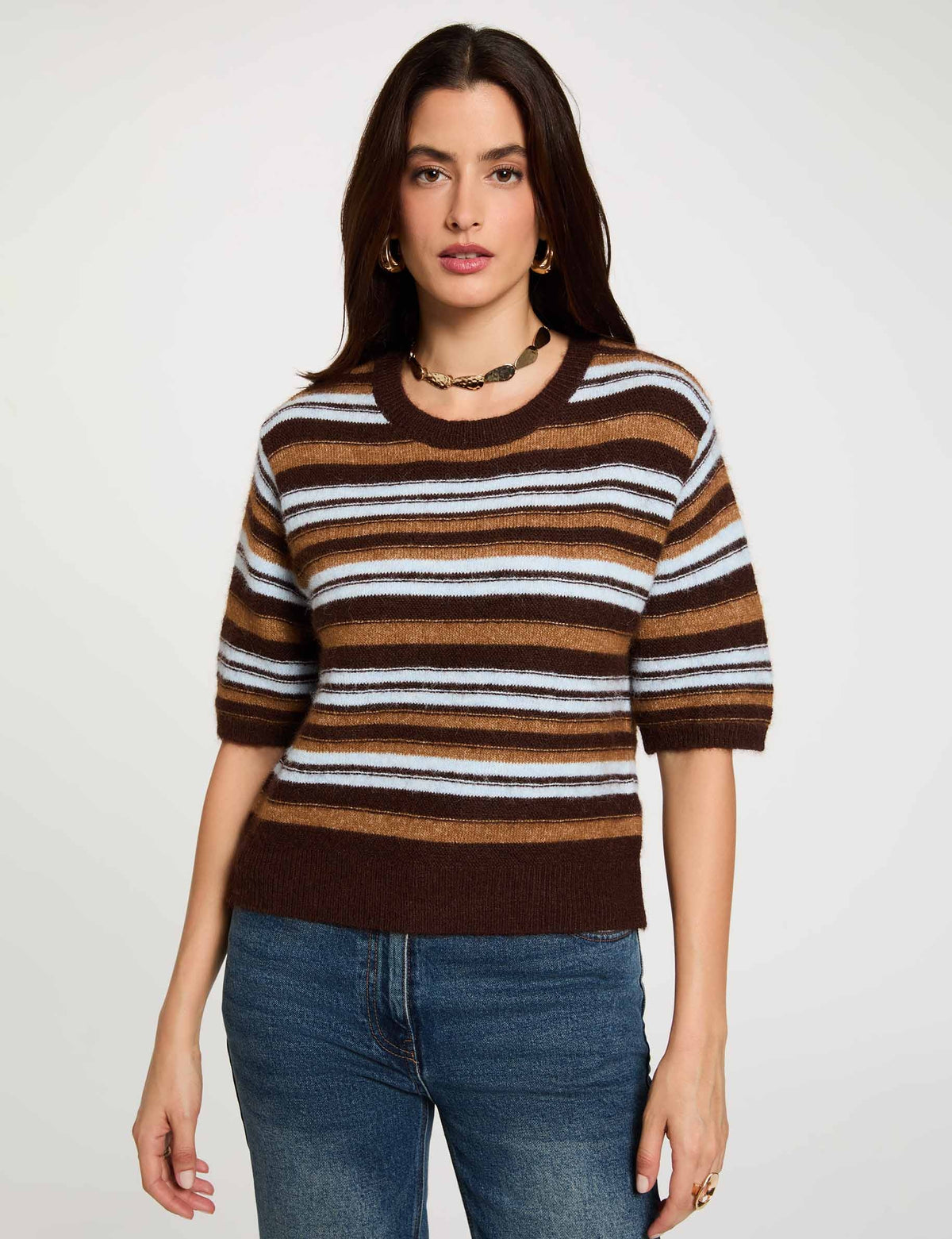 MORGAN DE TOI Women's Sweater BROWN
