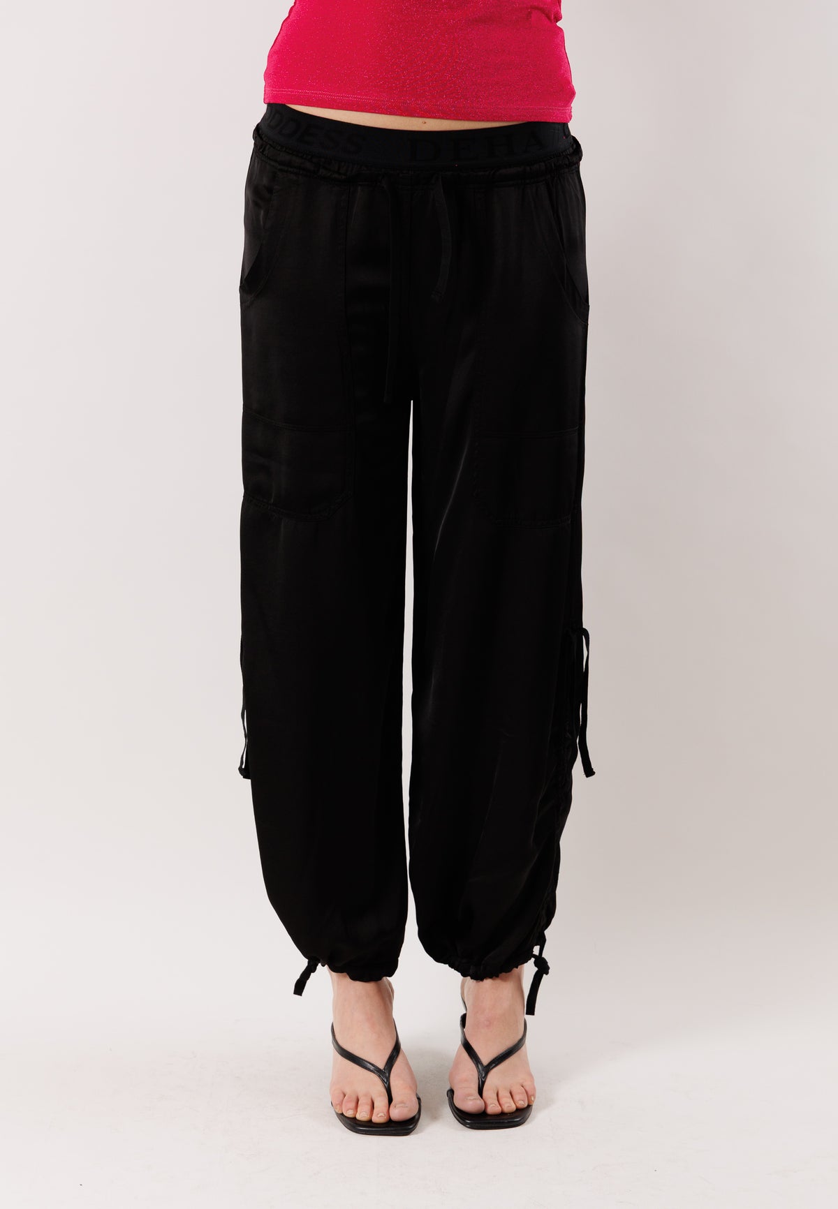 Pantaloni leggeri con coulisse D42125