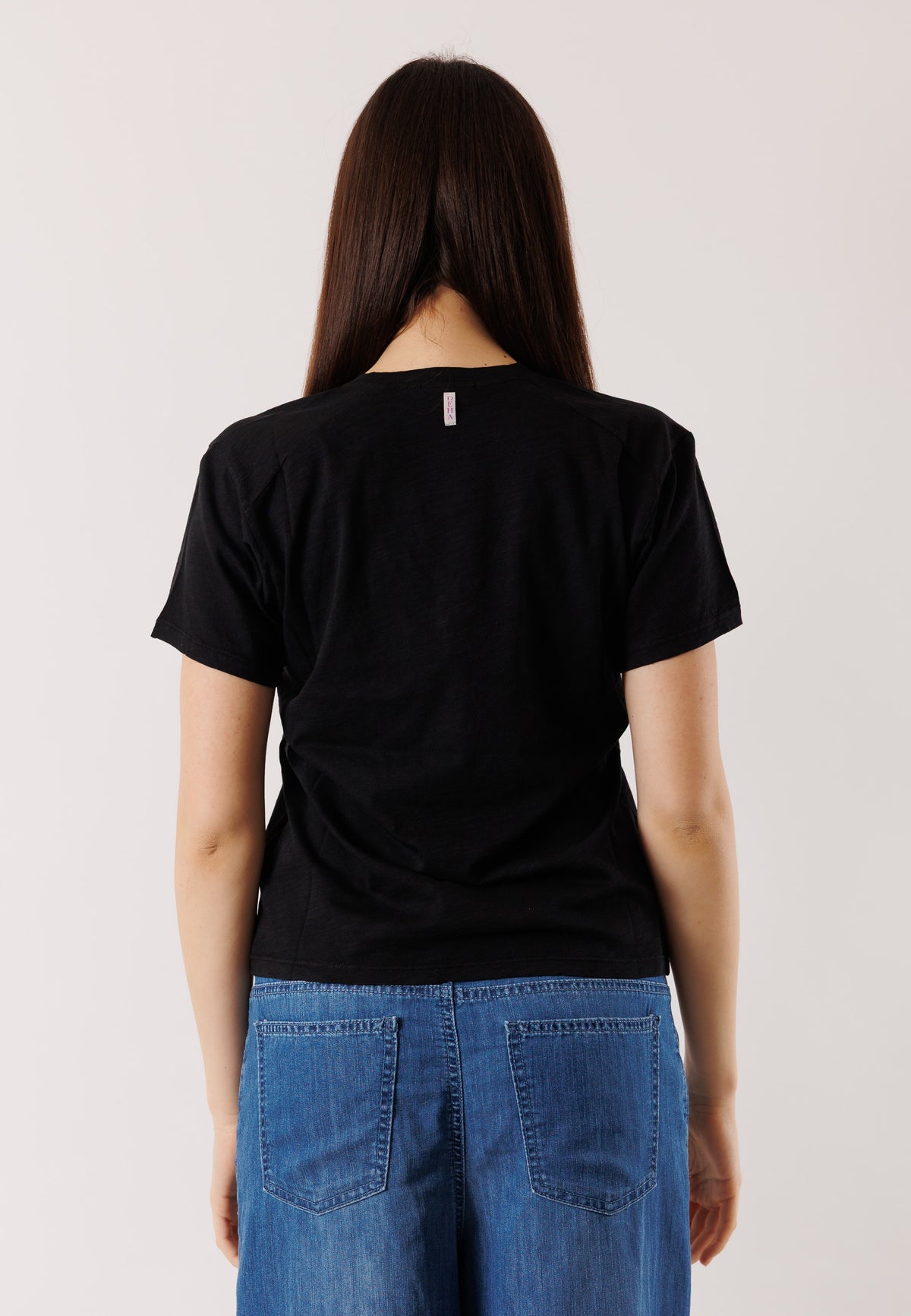 T-shirt scollo V morbida D42515
