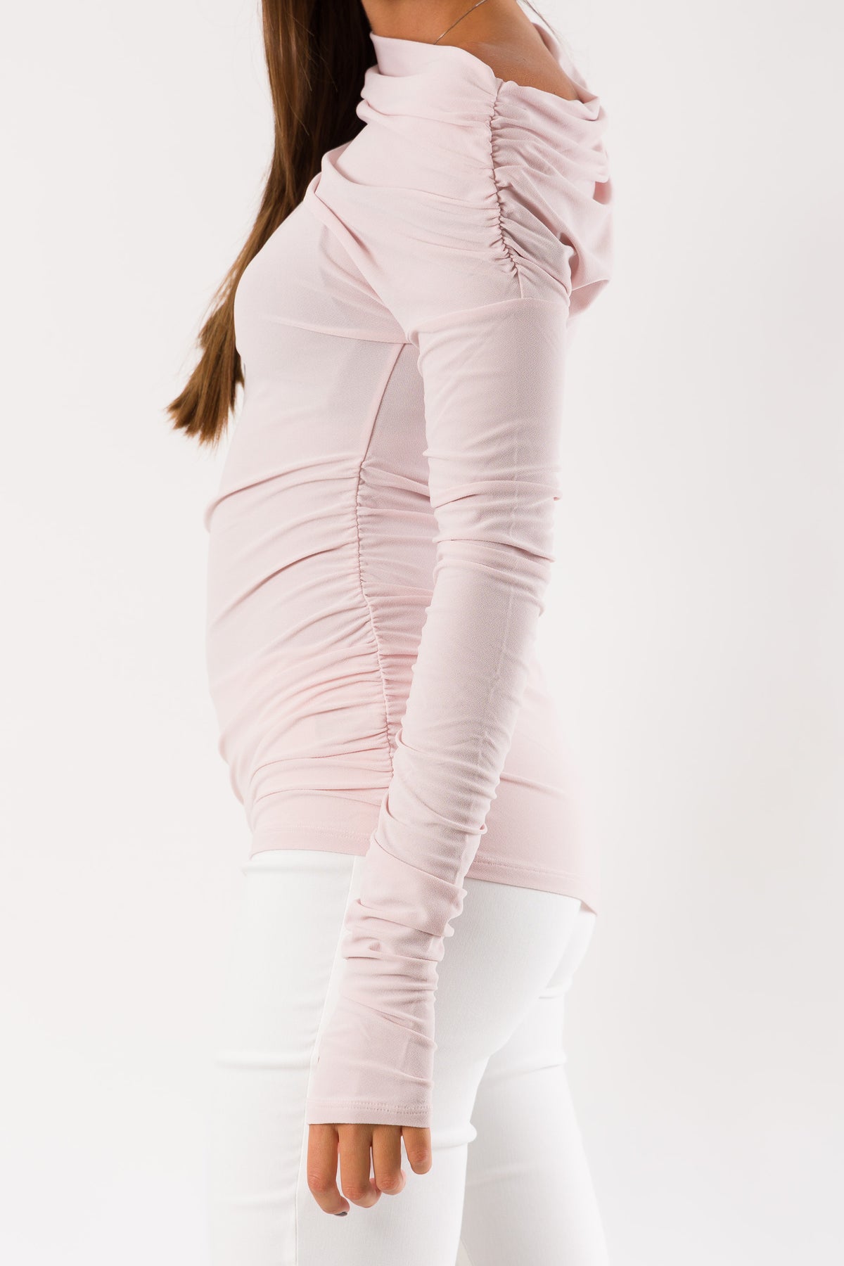 Maglia drappeggiata maniche lunghe 8M0169