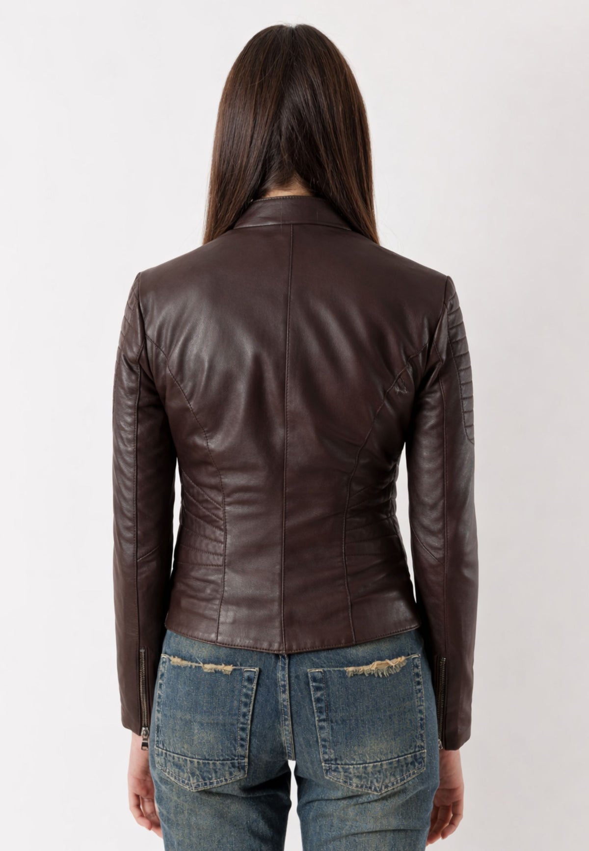 Giacca biker in vera pelle GB1953