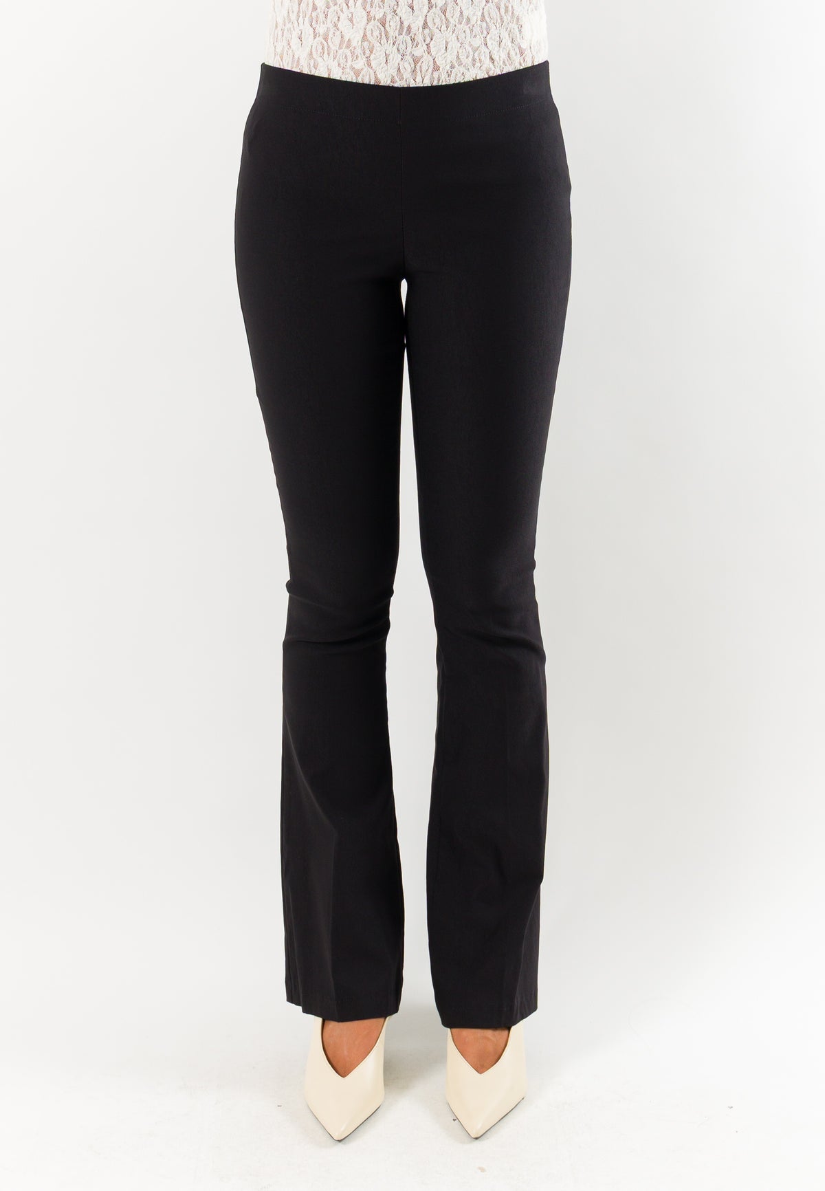 Pantaloni donna flare elasticizzati AI26647