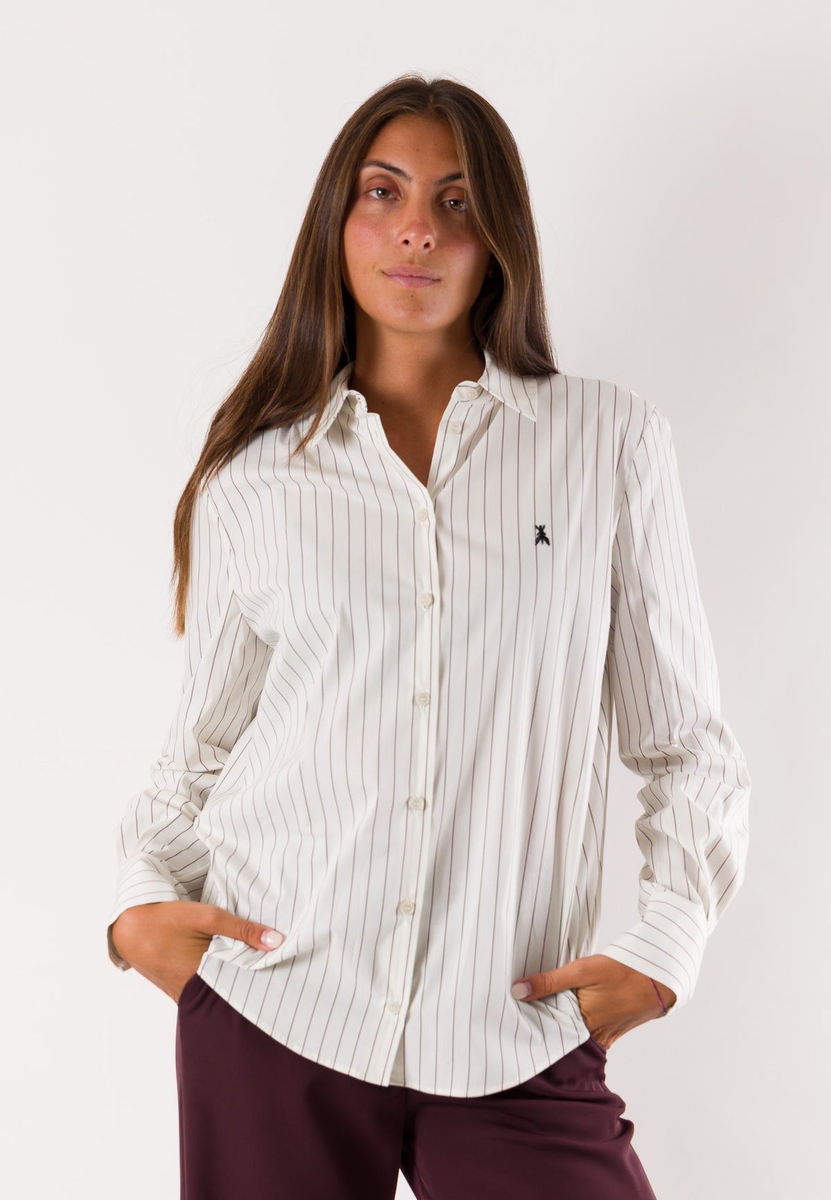 Camicia righe Patrizia Pepe 8C0339C0254