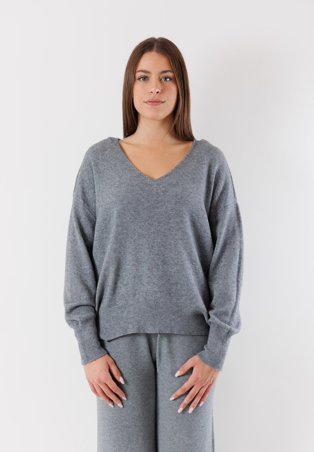 BY09074GREY - Sweater - B,YU