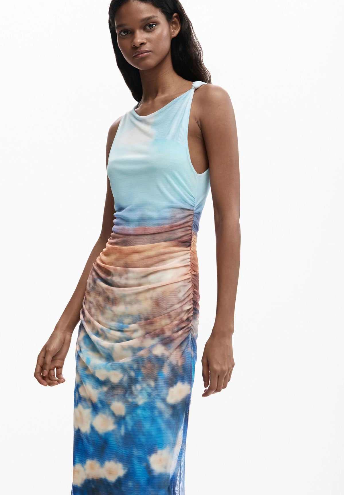 DESIGUAL Women's Blue Dresses