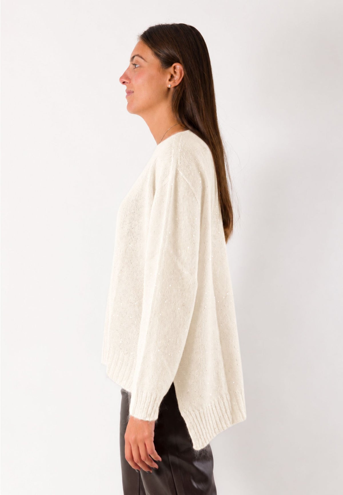 Maglia morbida girocollo essenziale 3M1801