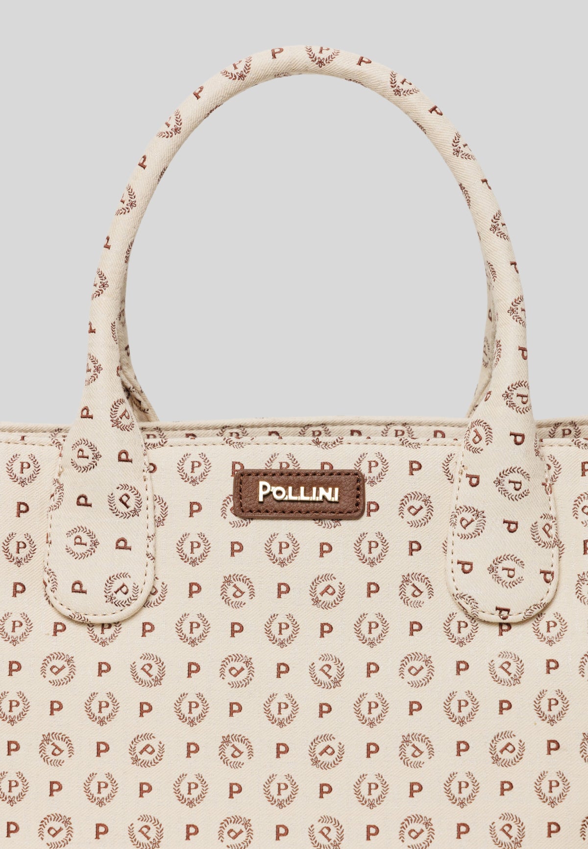 Borsa shopper in tessuto logato TE8482