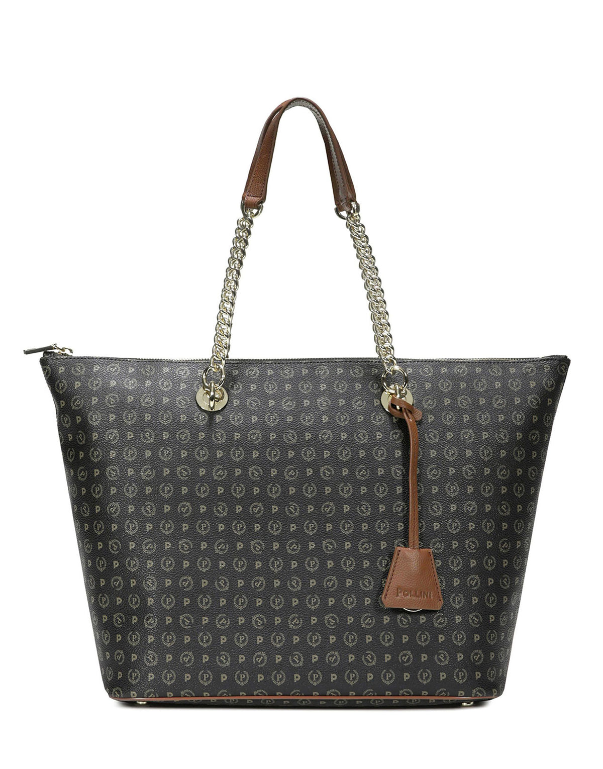 Shopping Bag Heritage Logo Classic Nero/marrone TE8410PP02Q1100DPVC NERO