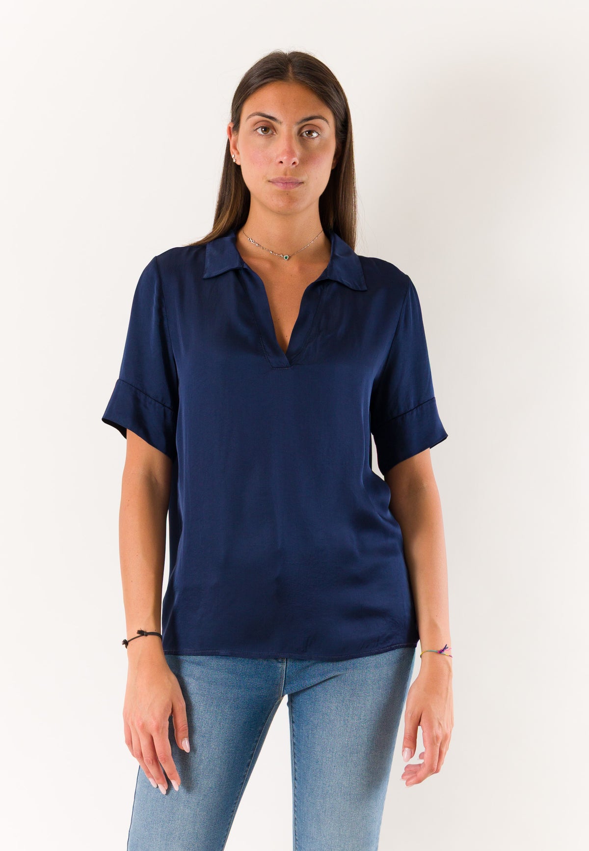 T-shirt MESANGE Donna Galaxi blu