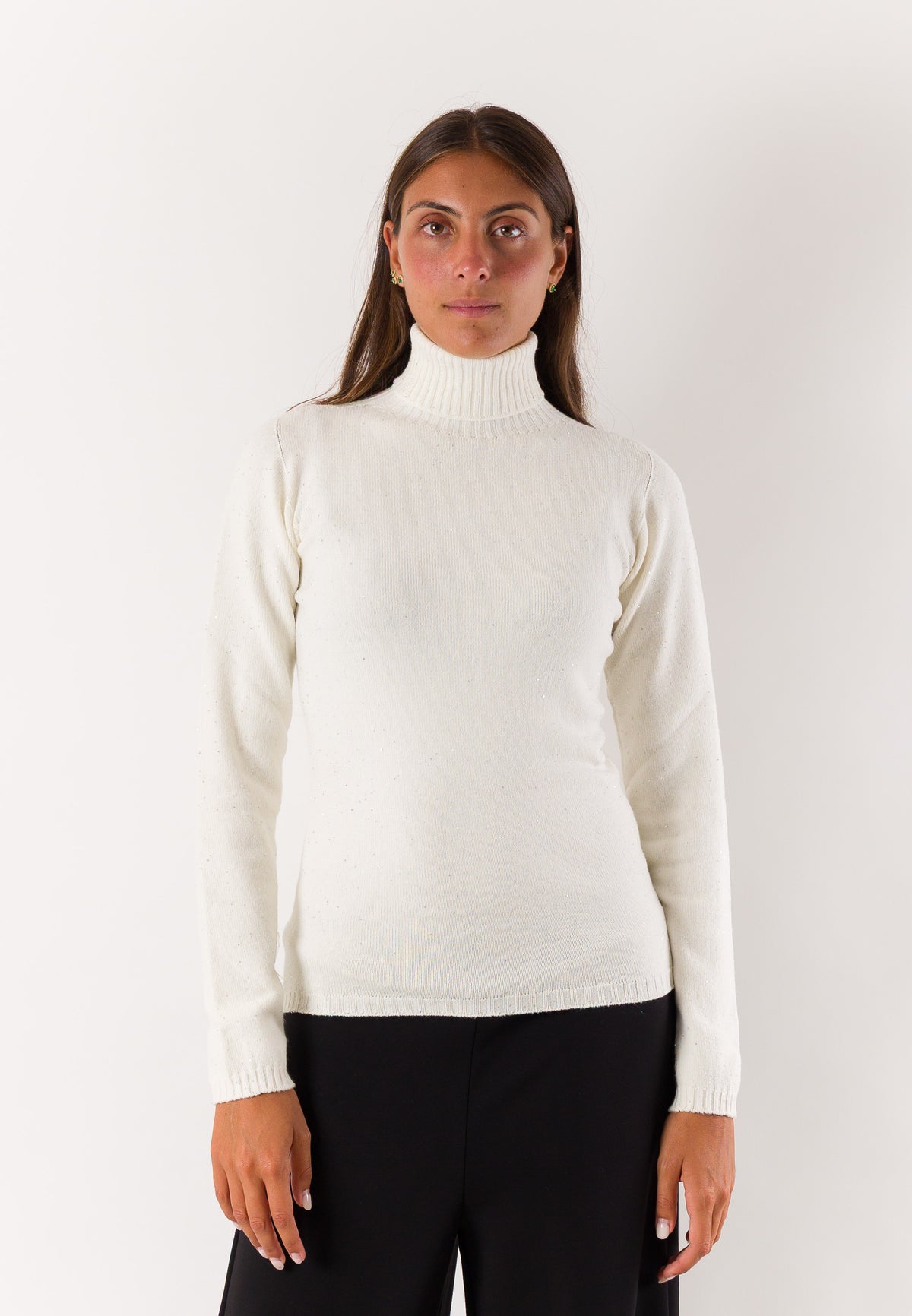 Pull dolcevita essenziale aderente 3M1747
