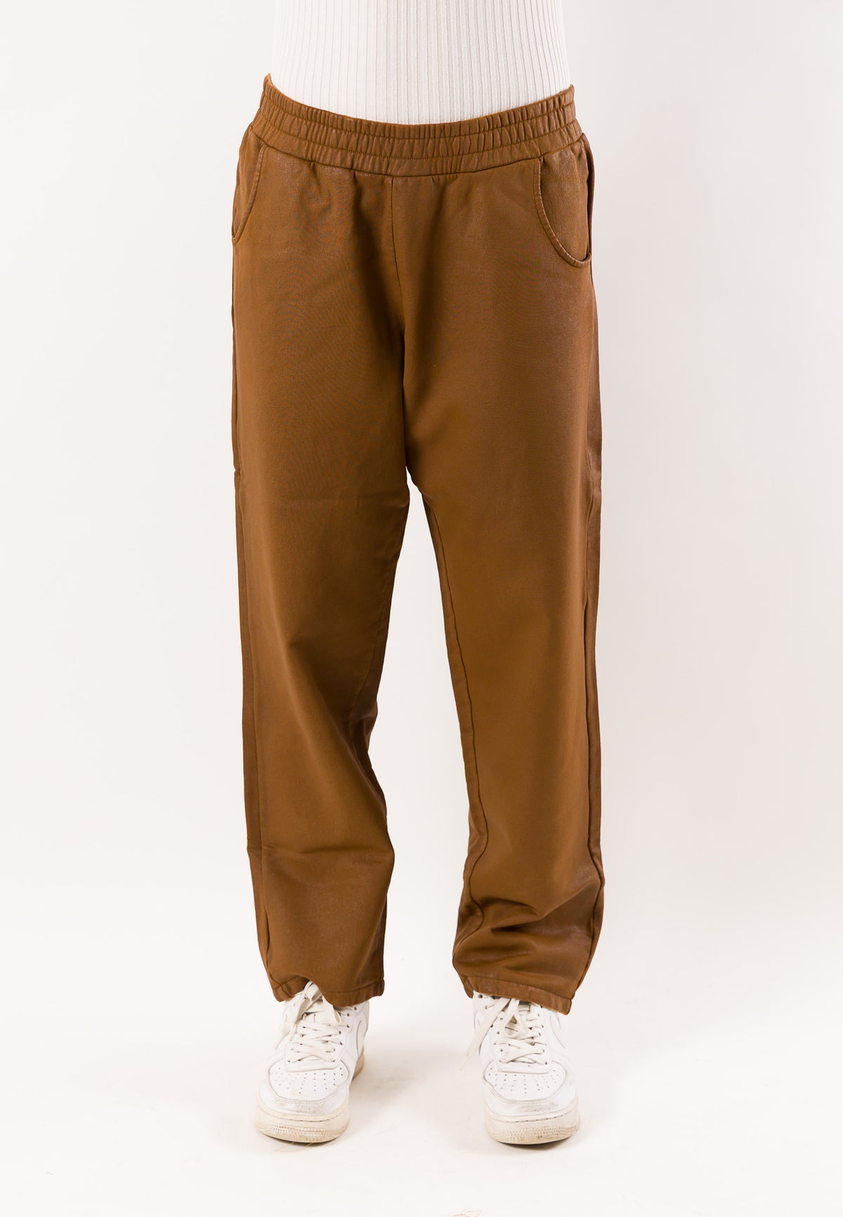 Deha D52475 pantaloni slim effetto pelle