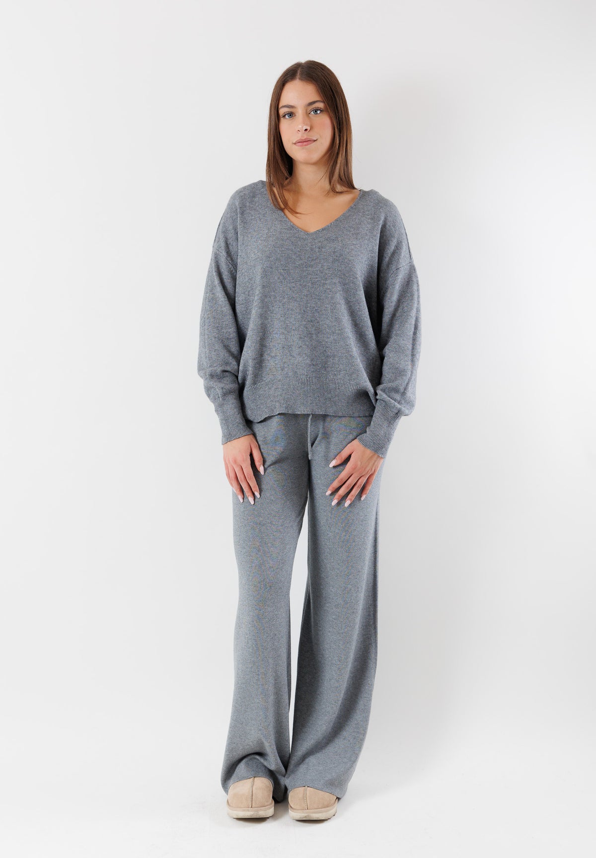 BY09074GREY - Sweater - B,YU