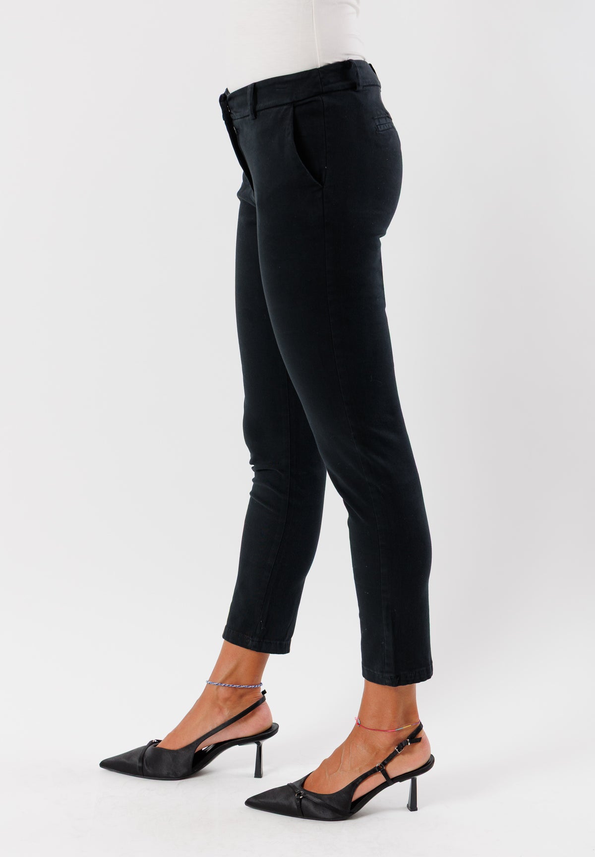 TT3000CNERO-BLACK - Trousers - KONTATTO