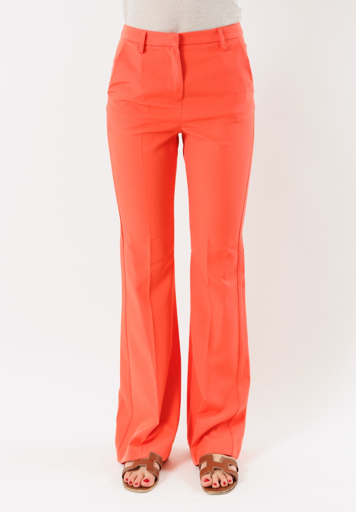 PE25044TECORALLO - Trousers - MESANGE