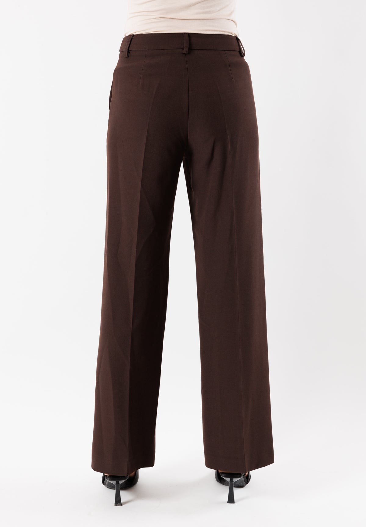 MESANGE Women's Trousers Dark Brown