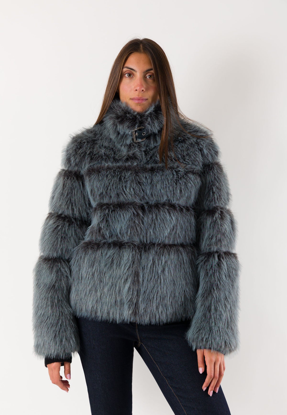 Patrizia Pepe 2O0185 eco-pelliccia cropped