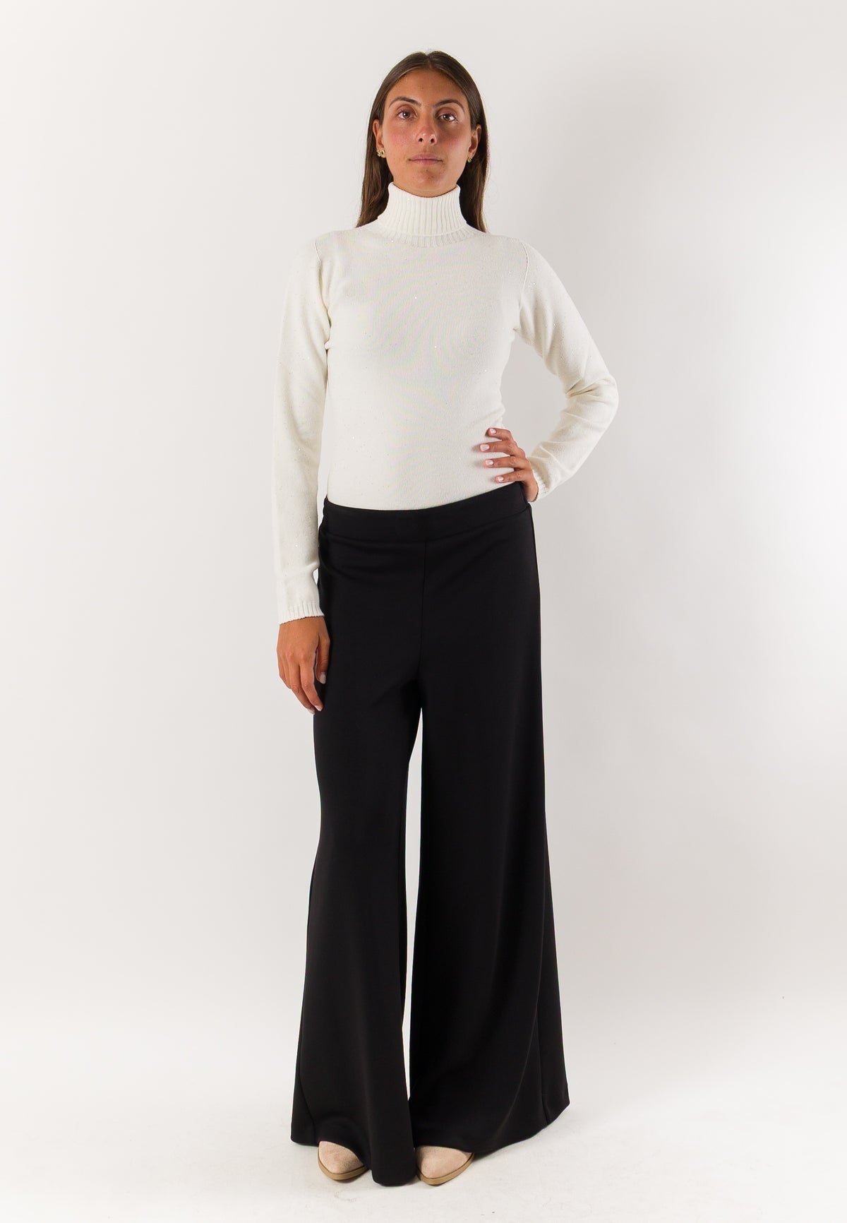 Pull dolcevita essenziale aderente 3M1747