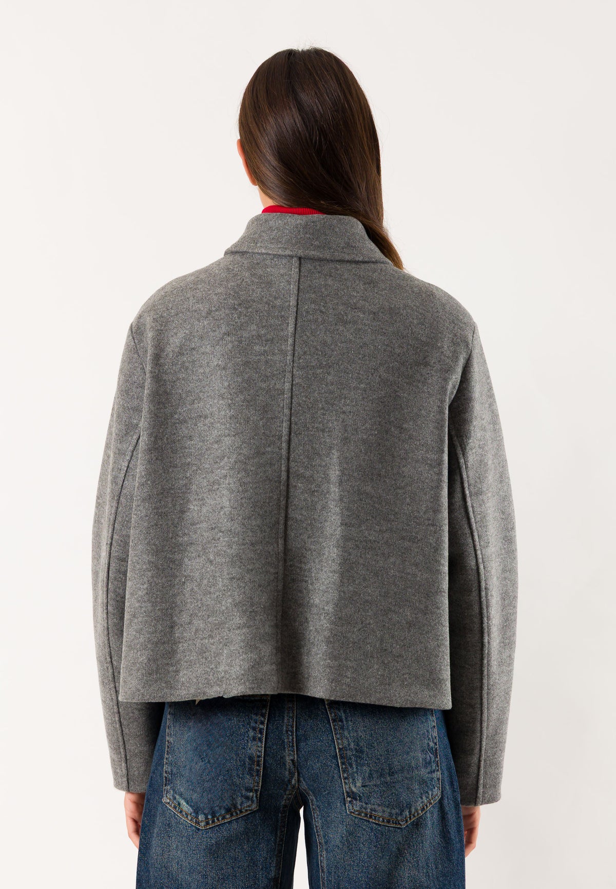 Mesange AI26616 giaccone corto oversize